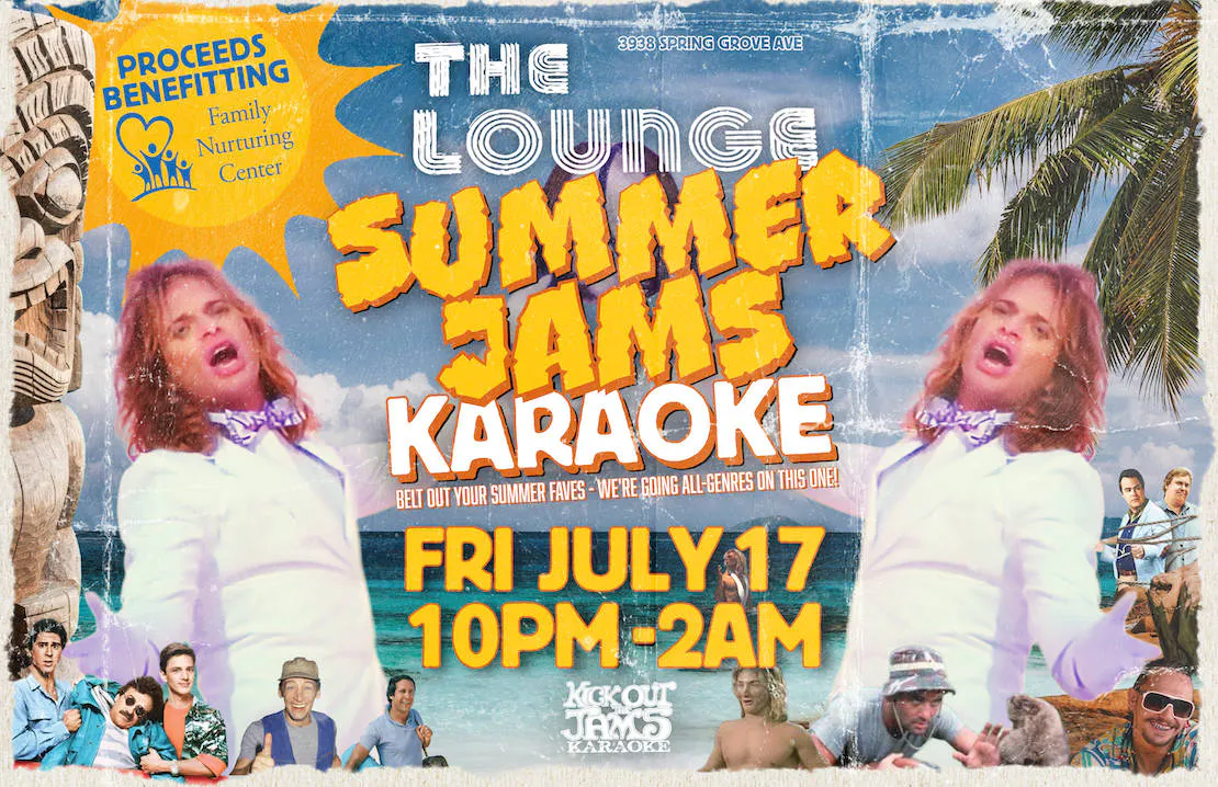 Friday Karaoke Party: Summer Jams Edition @ The Lounge in Northside event banner