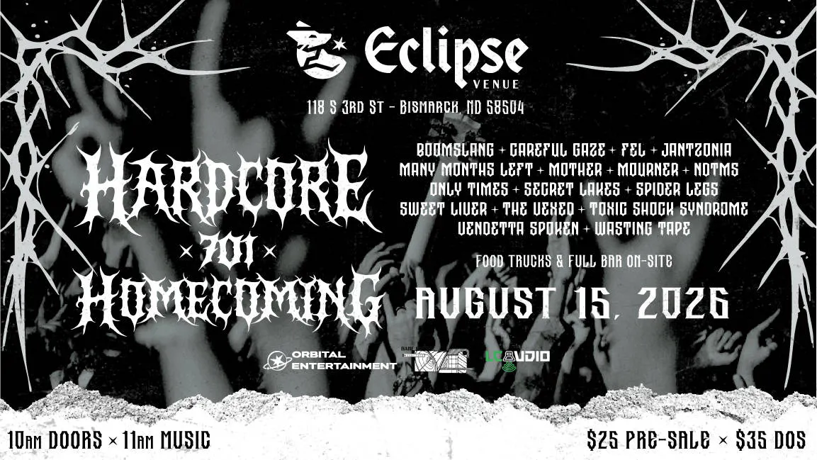 701 Hardcore Homecoming '26 event banner