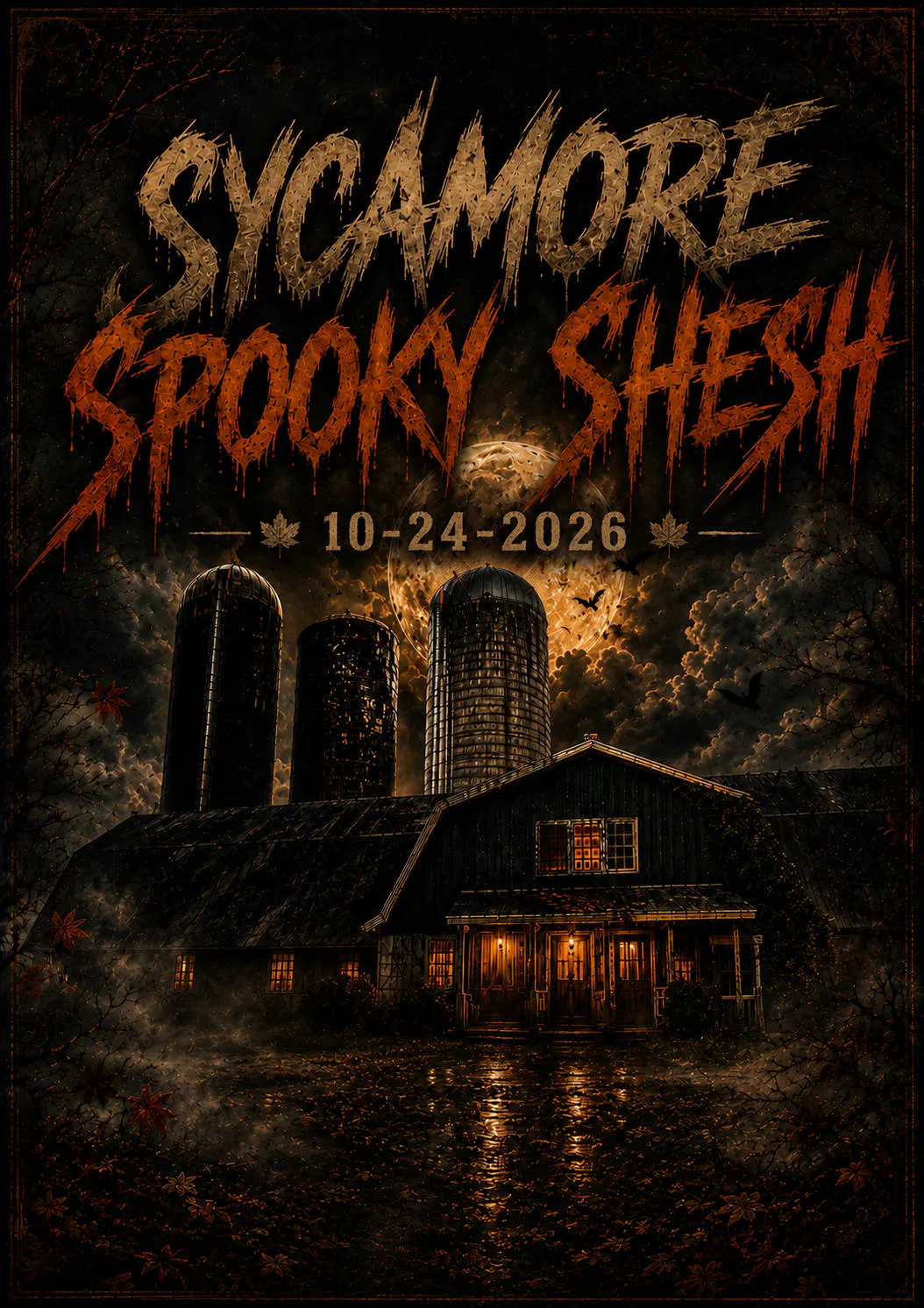Sycamore Hill Spooky Sesh event banner