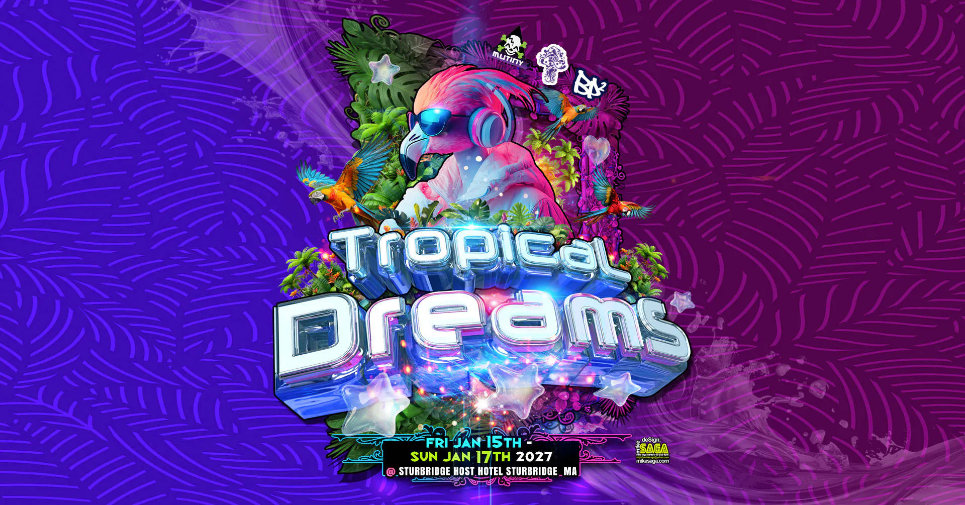 Tropical Dreams 2027 event banner