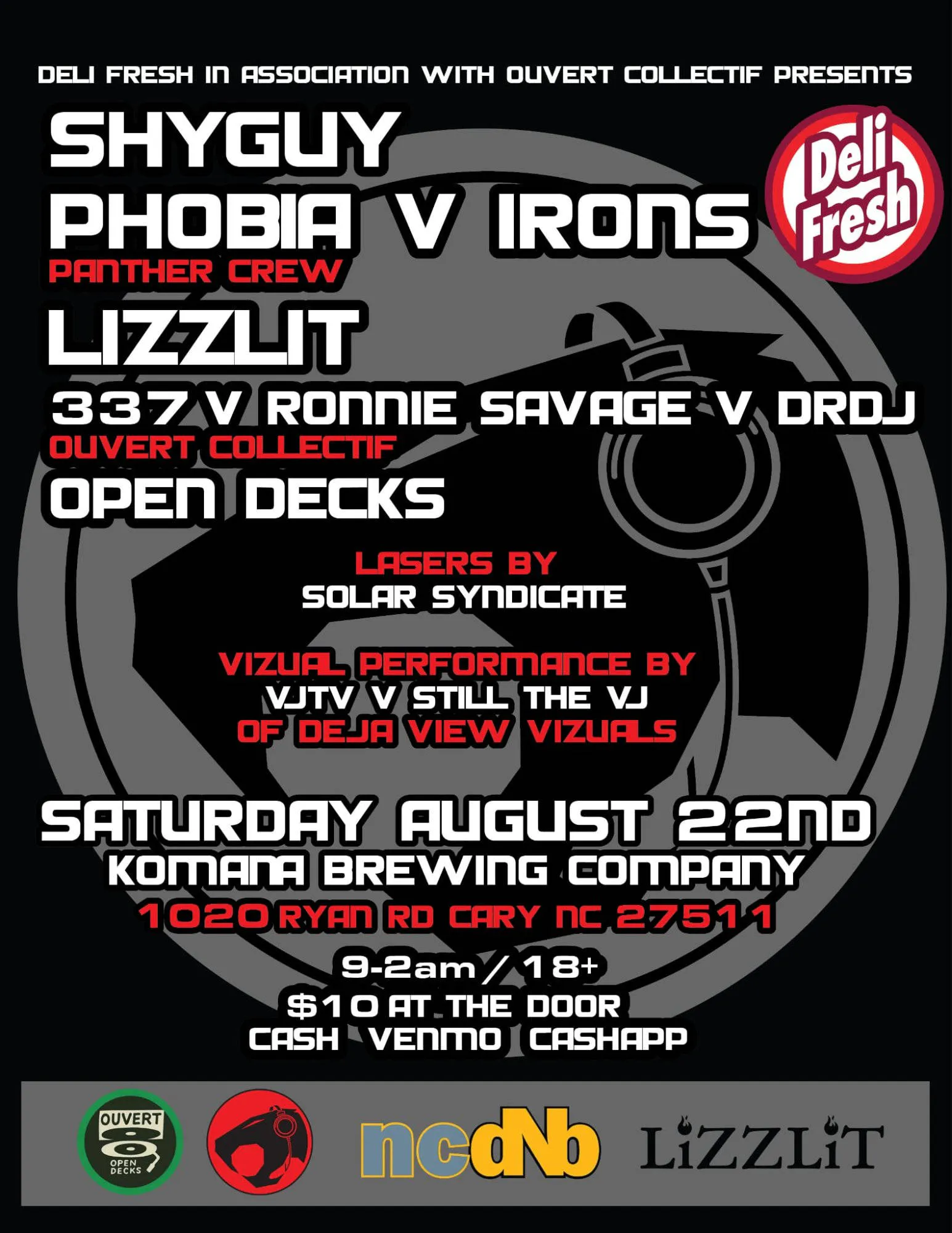 Deli Fresh presents: Shyguy / Panther Crew / Lizzlit event banner
