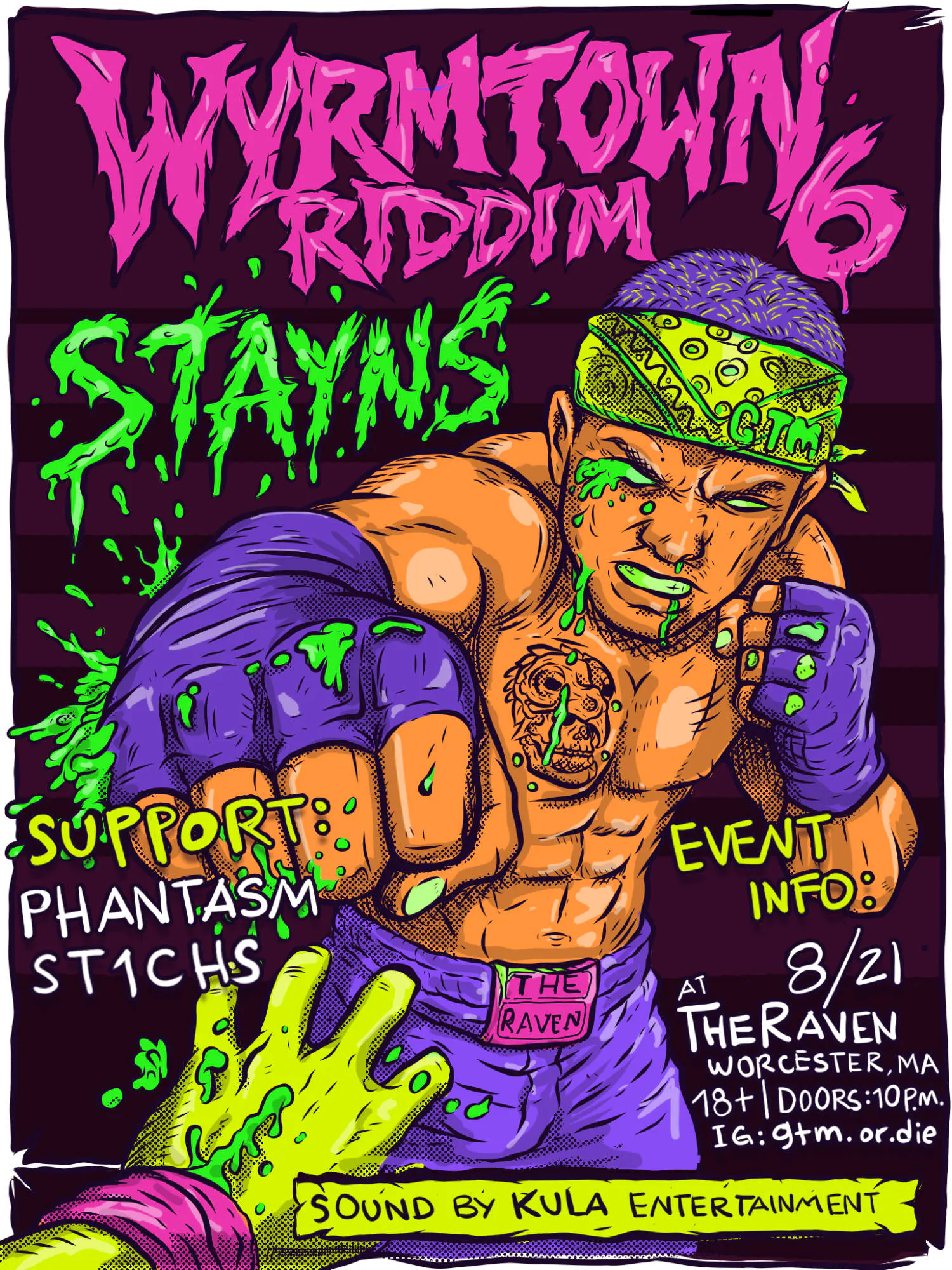 Wyrmtown Riddim 6 event banner