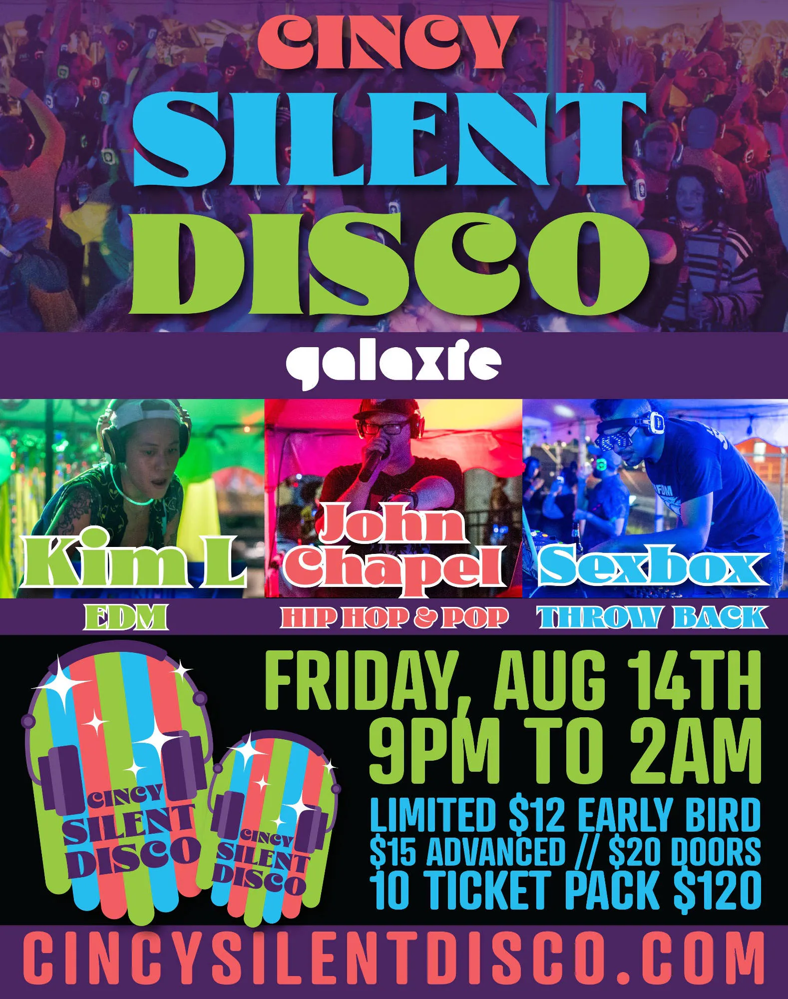 CINCY SILENT DISCO TAKEOVER event banner