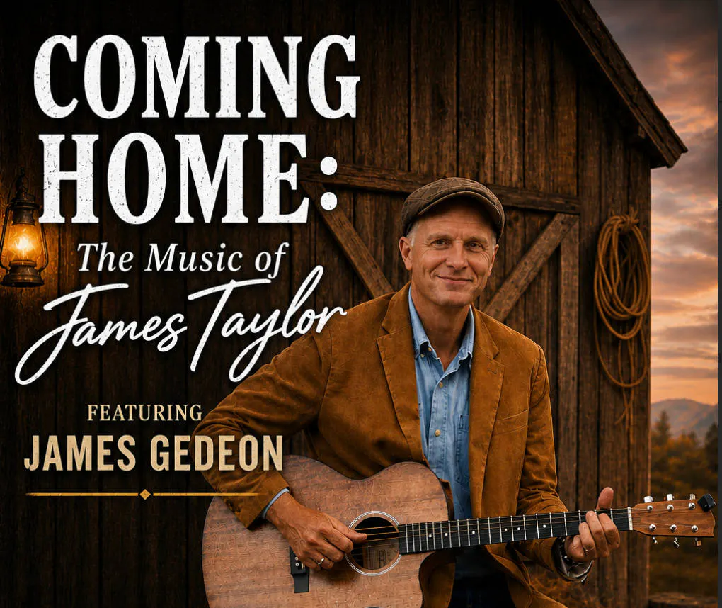 Coming Home - The Music of James Taylor event banner