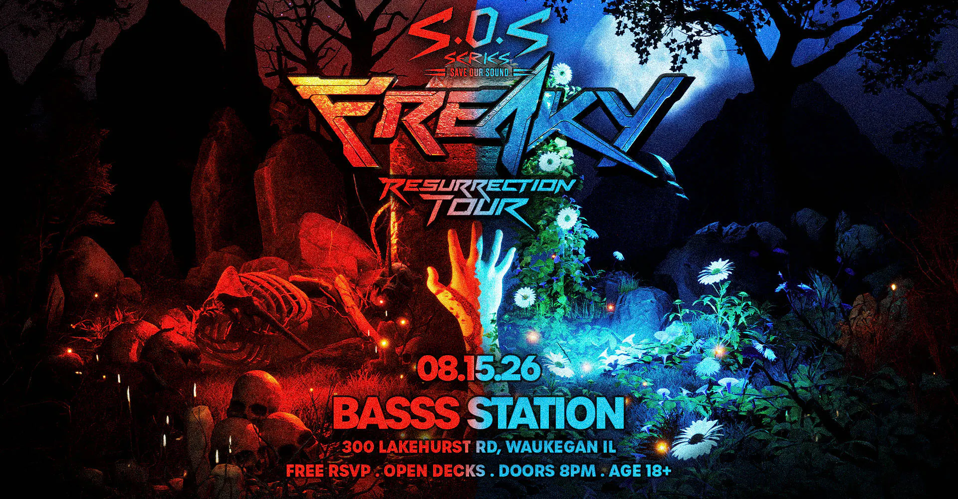 SOS SERIES ft. FREAKY event banner