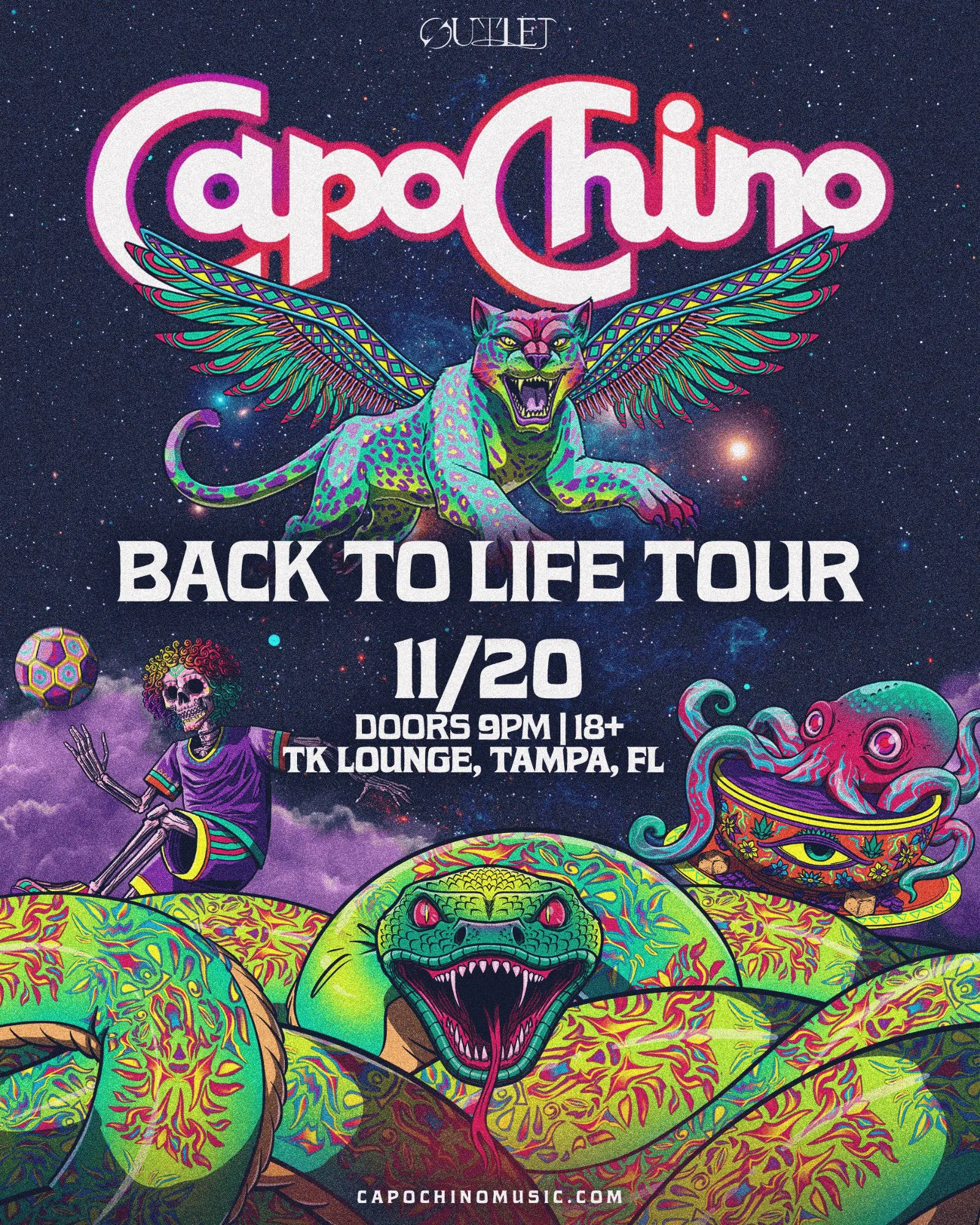 Capochino - Tampa, FL event banner