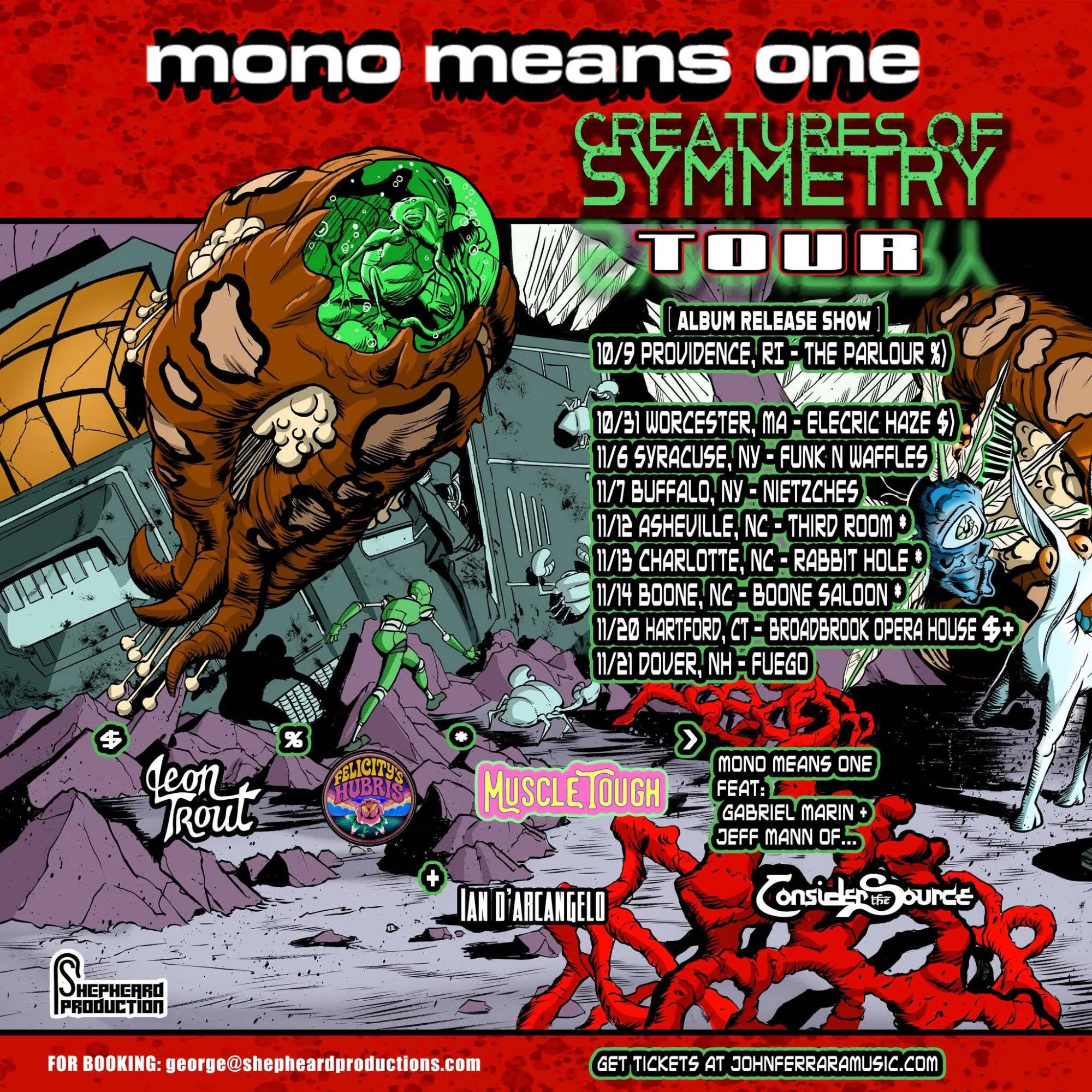 Leon Trout & Mono Means One wsg/ Silver String Slingers event banner