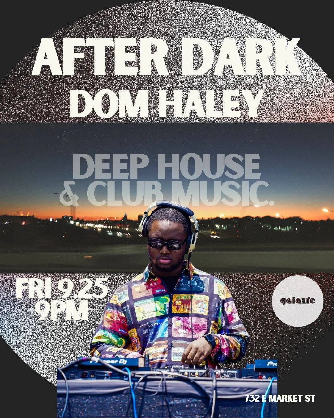 After Dark with Dom Haley event banner