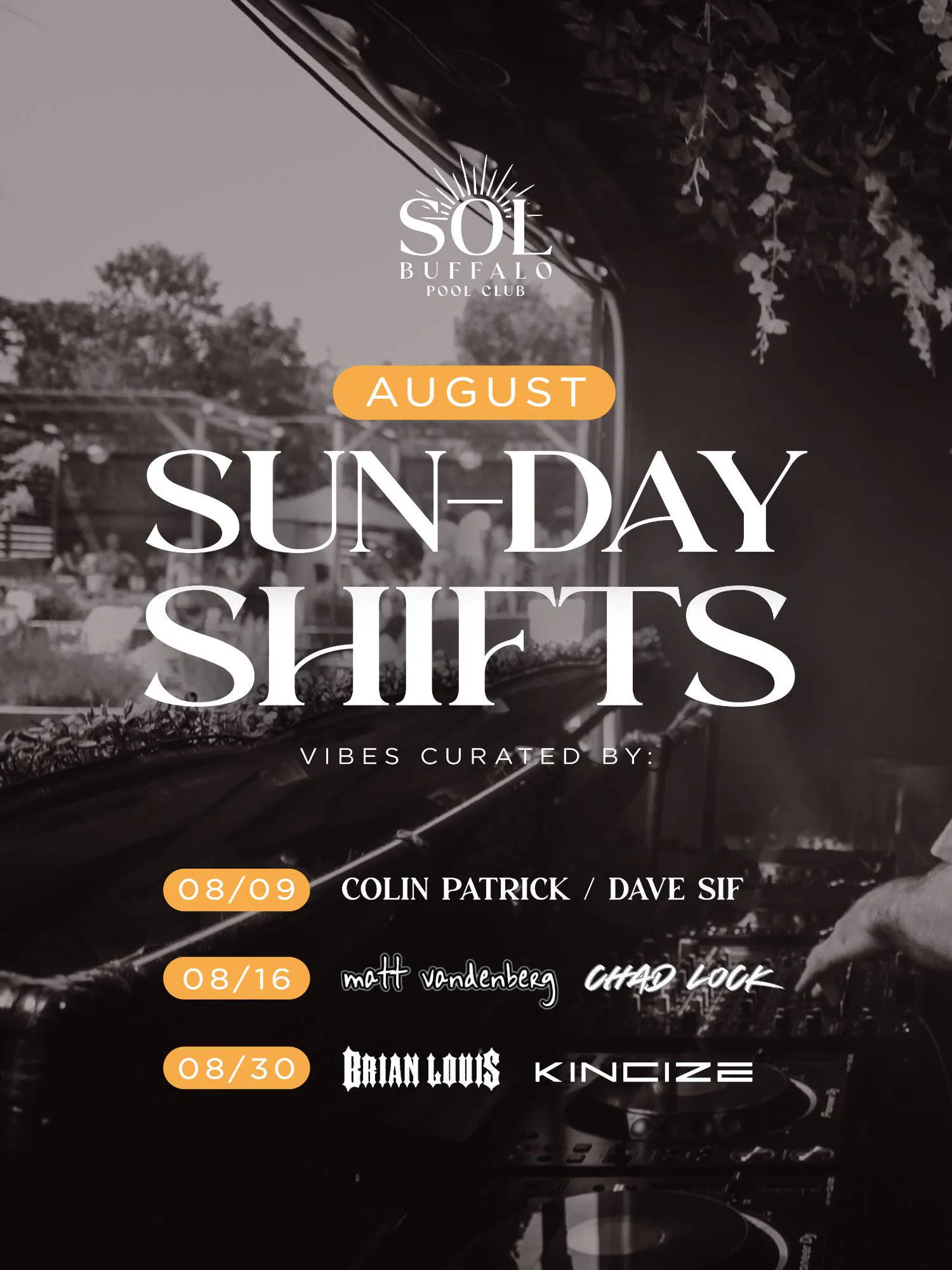 Sun-Day Shift : Chad Lock B2B Matt Vandenberg | 08.16 event banner