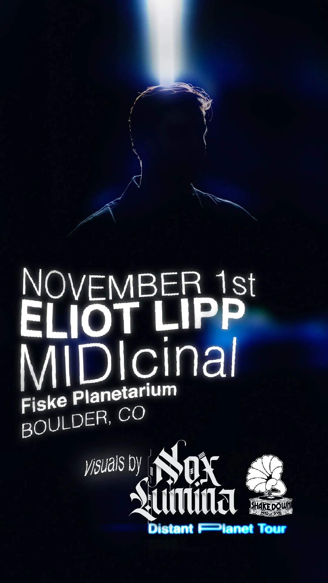 Eliot Lipp & MIDIcinal @ Fiske Planetarium event banner