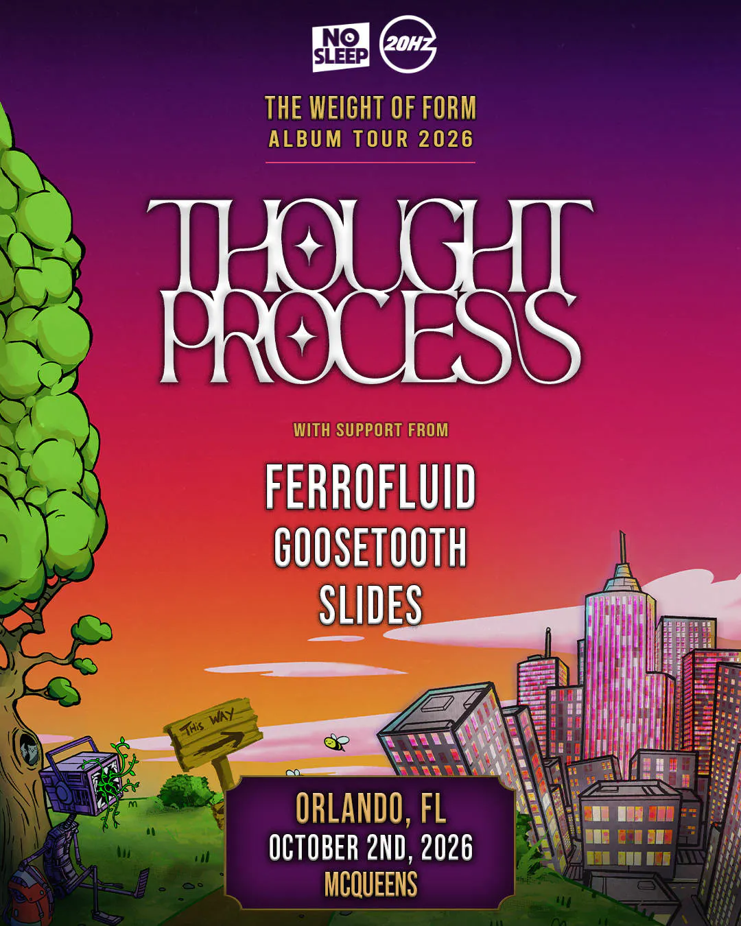 Thought Process @ McQueens event banner