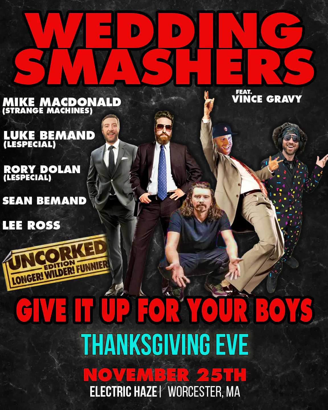 The Wedding Smashers event banner