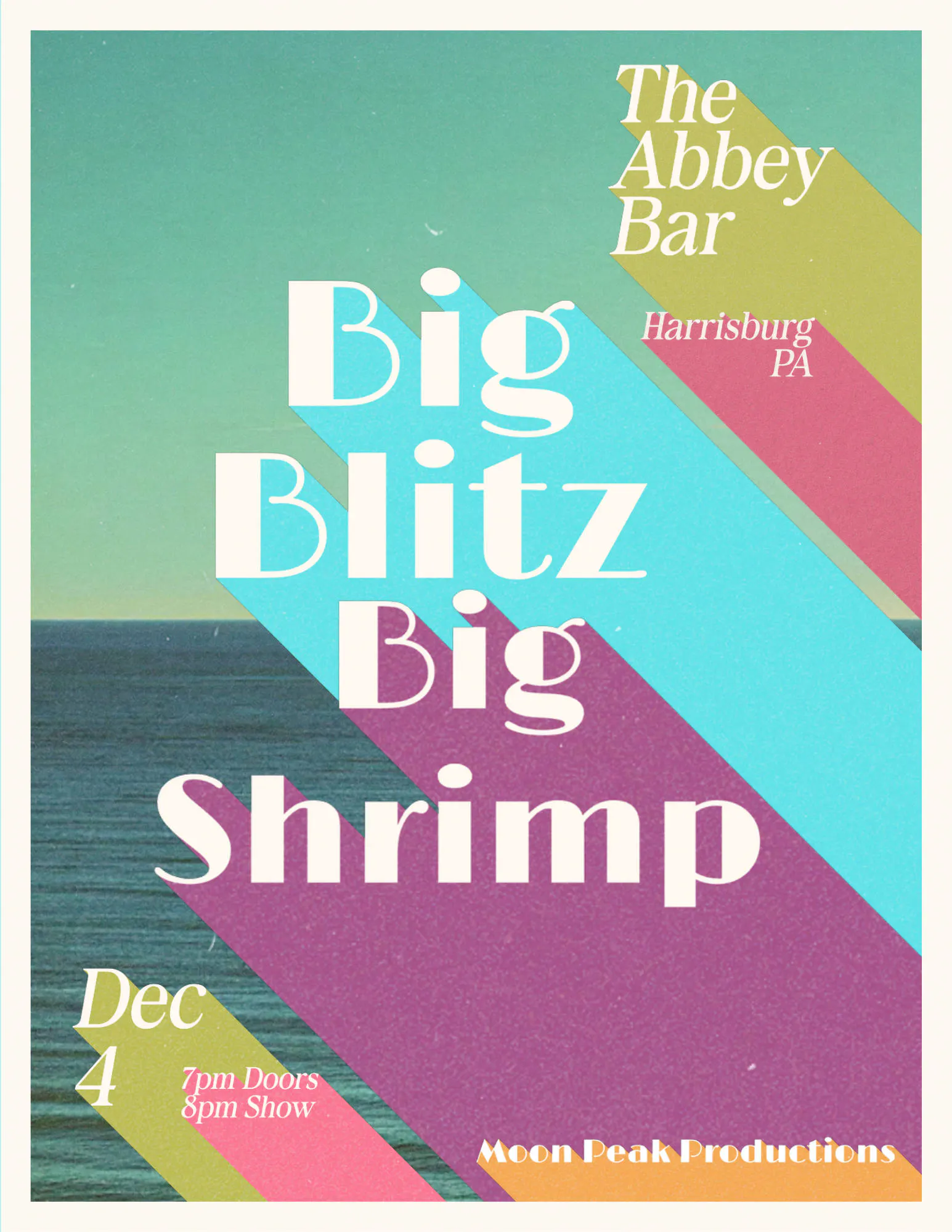 Big Shrimp and Big Blitz at The Abbey Bar | Dec 4 | Harrisburg PA event banner