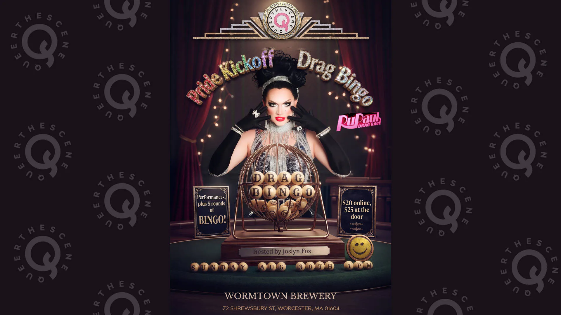 Drag Bingo with Joslyn Fox event banner