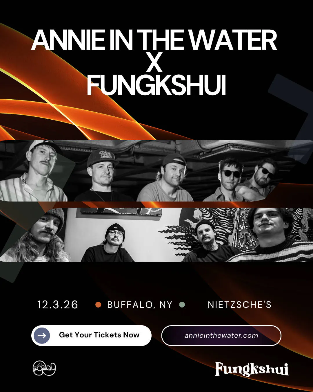Annie in the Water & FUNGKSHUI @ Nietzsche's - 12.3.2026 event banner
