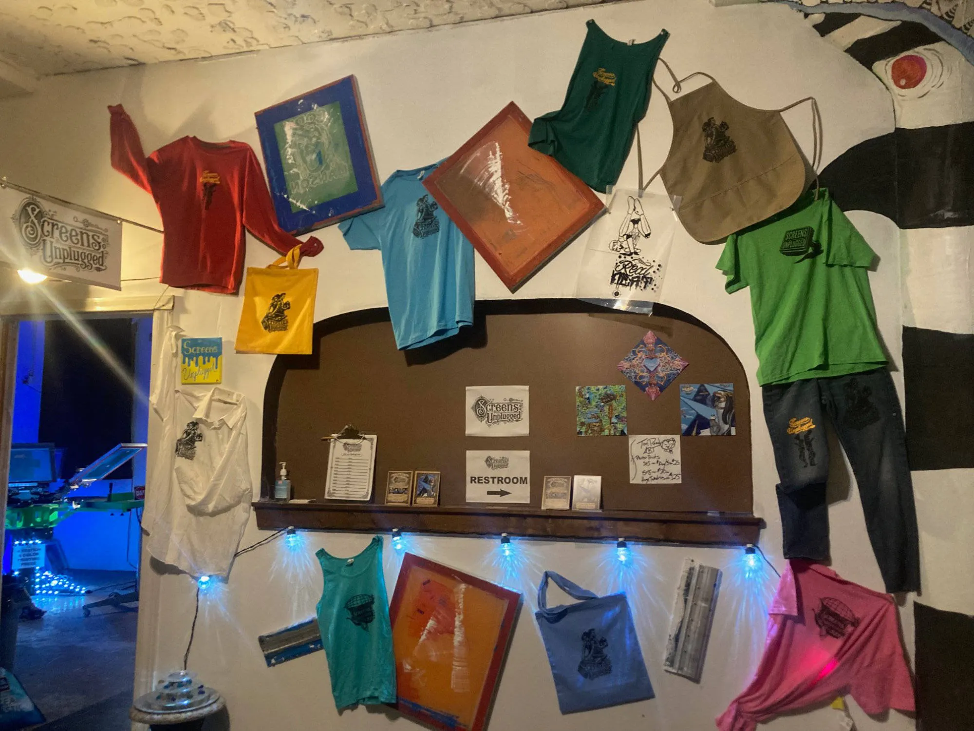Screens Unplugged - T-Shirt Printing event banner