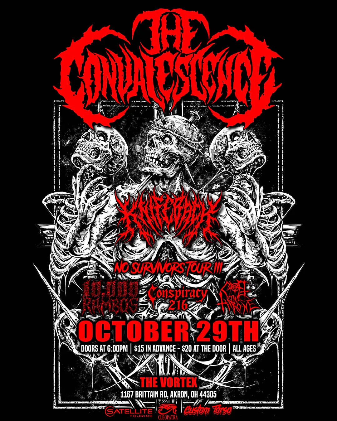 The Convalescense Headlines The Vortex event banner