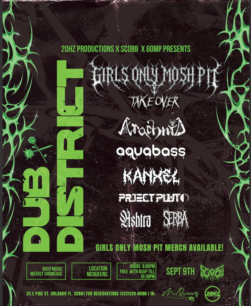 DUB DISTRICT GOMP TAKEOVER SEPTEMBER 9TH event banner