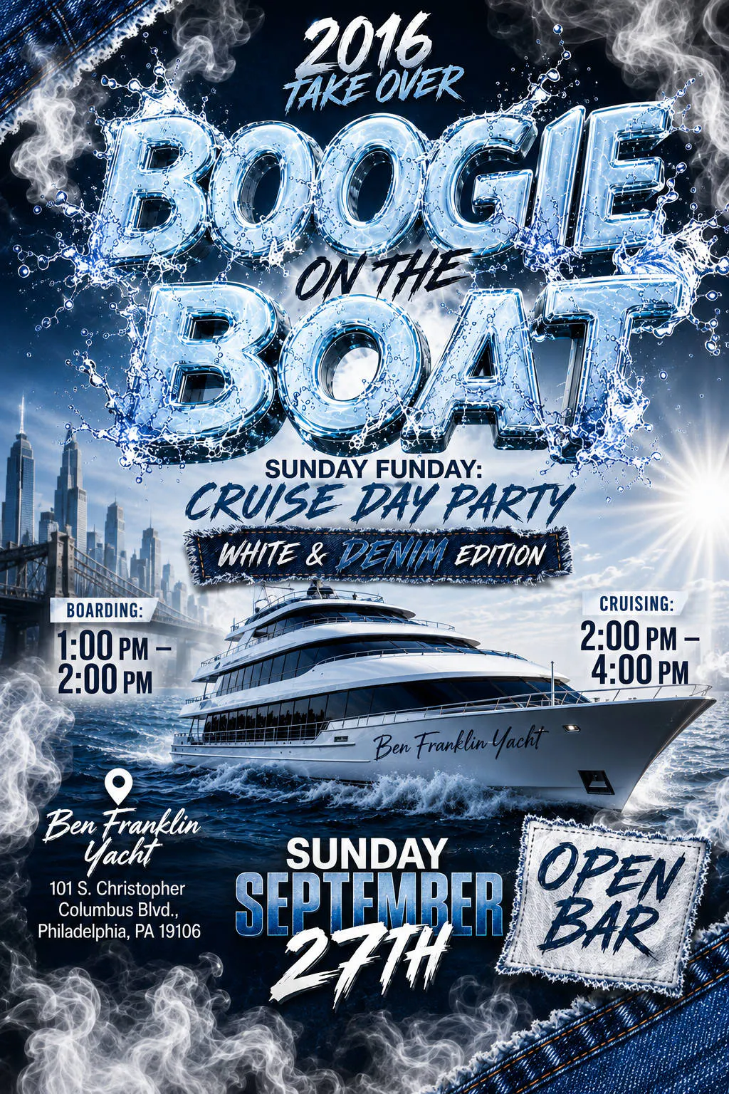 Boogie On The Boat - September 27, 2026 event banner