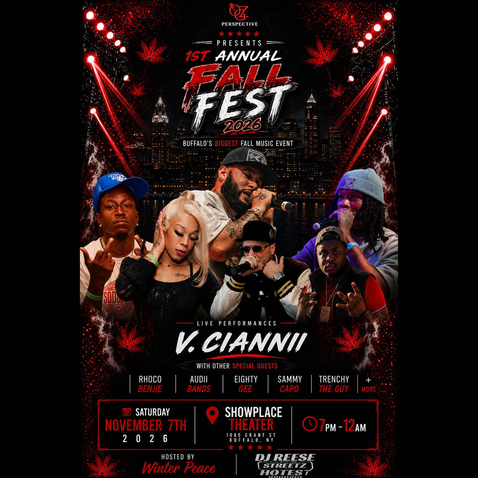 V.CIANNII event banner