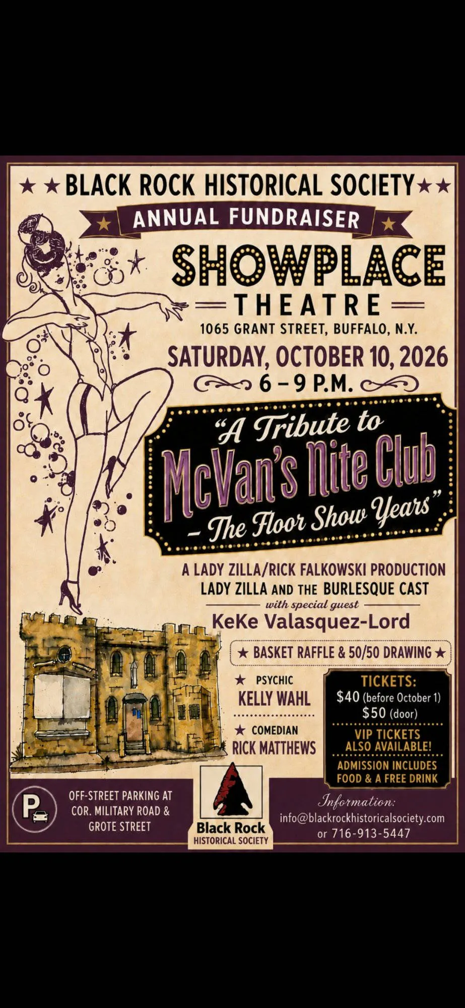 McVan's Nite Club-The Floor Show Years event banner
