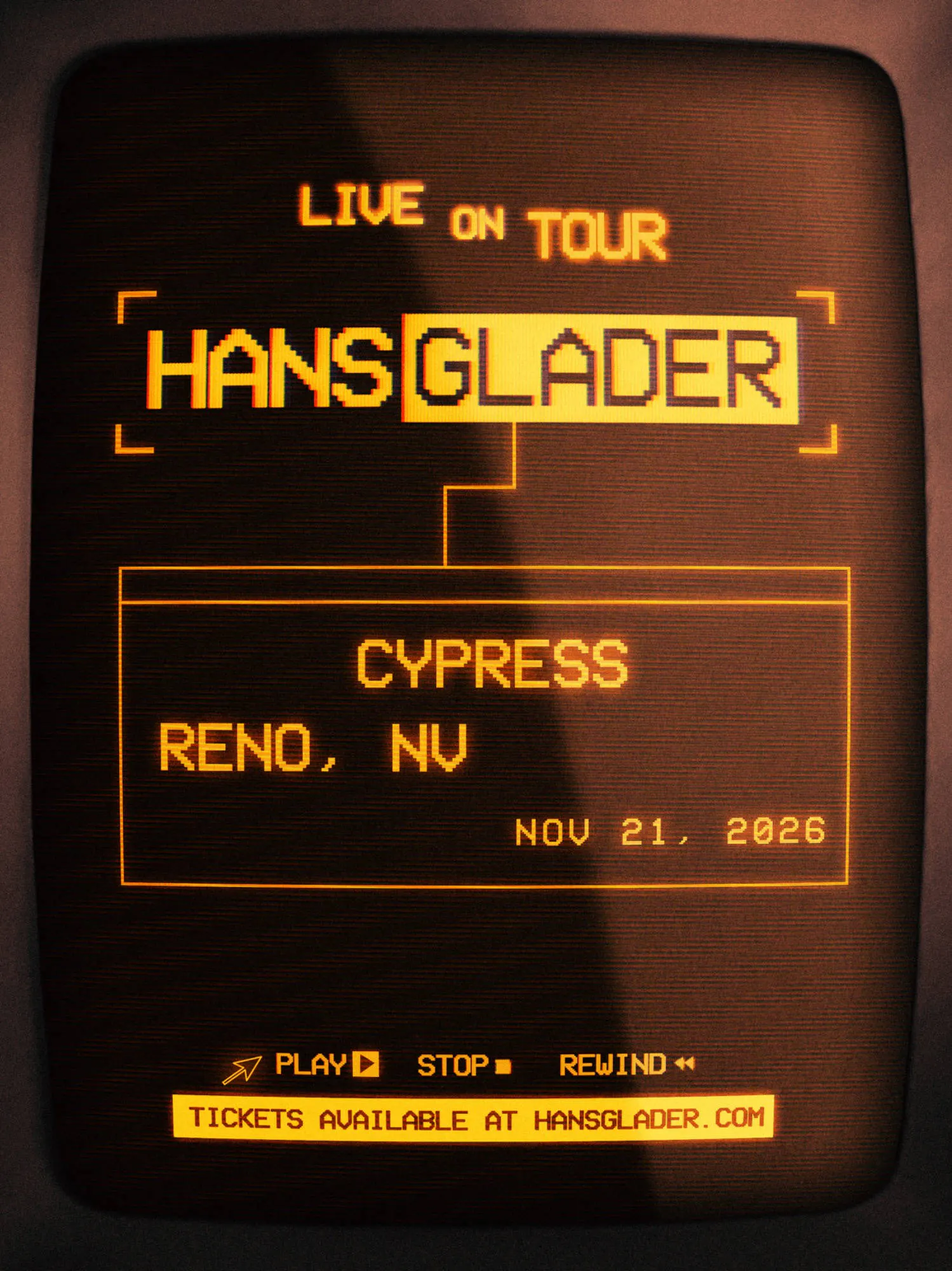 Hans Glader event banner