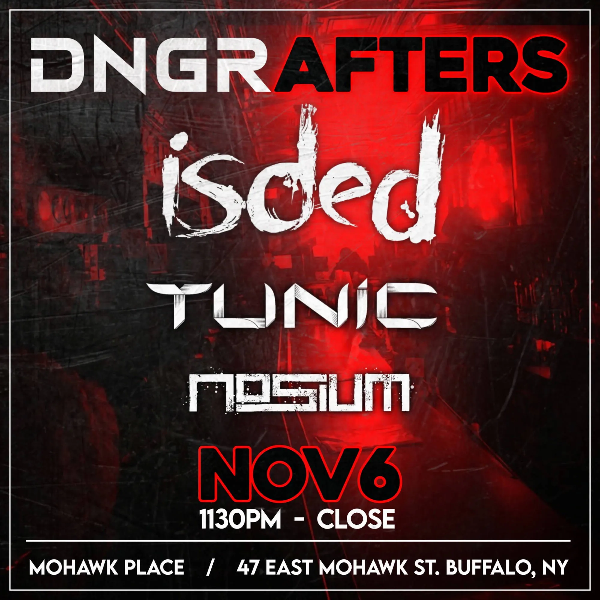 DNGR Afters @ Mohawk event banner