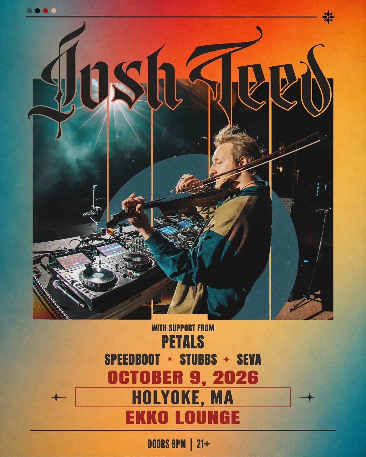 Josh Teed - Holyoke, MA event banner