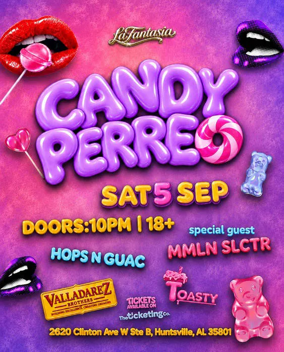 Candy Perreo event banner