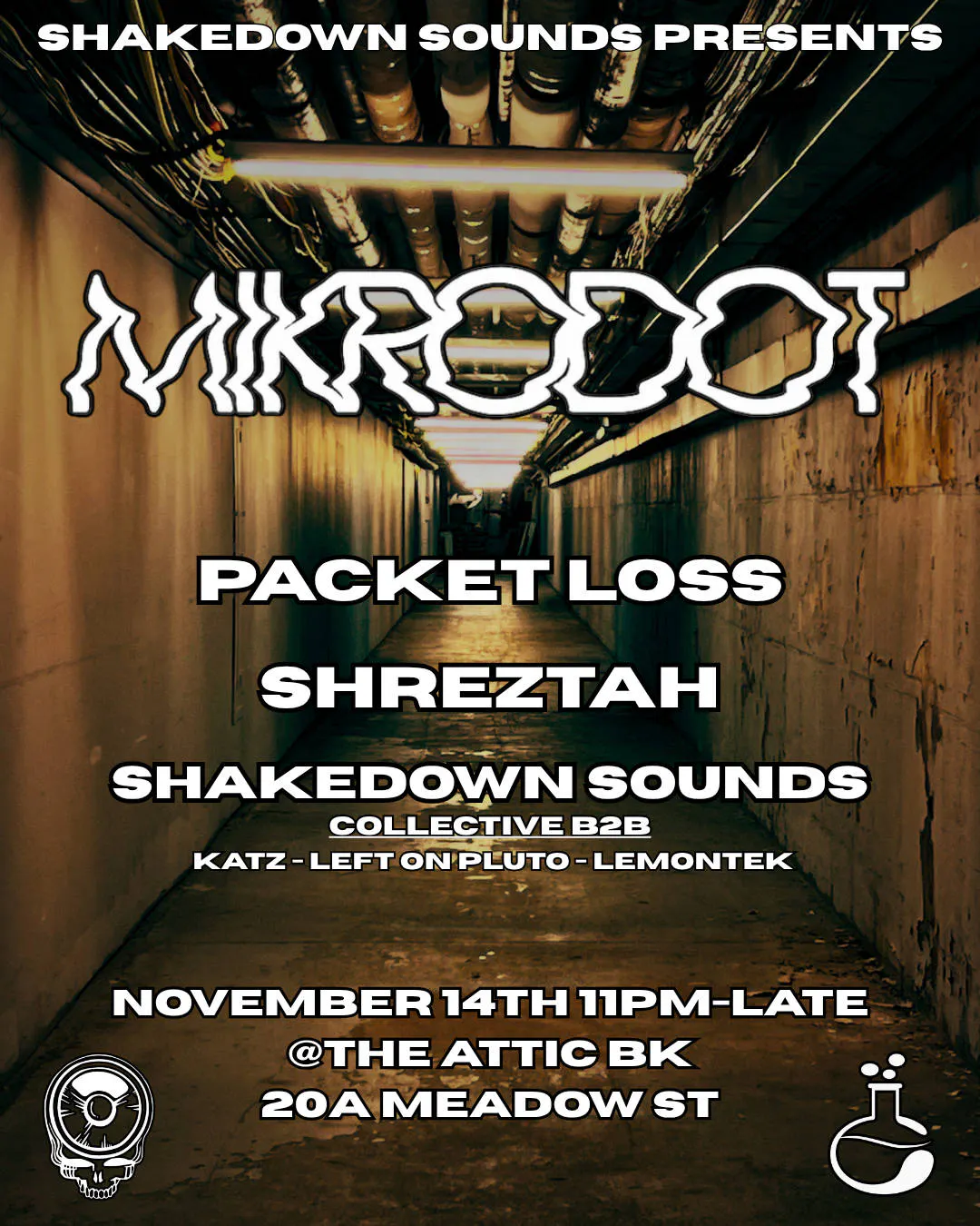 In the Dance: Mikrodot ,Packet loss, Shreztah event banner