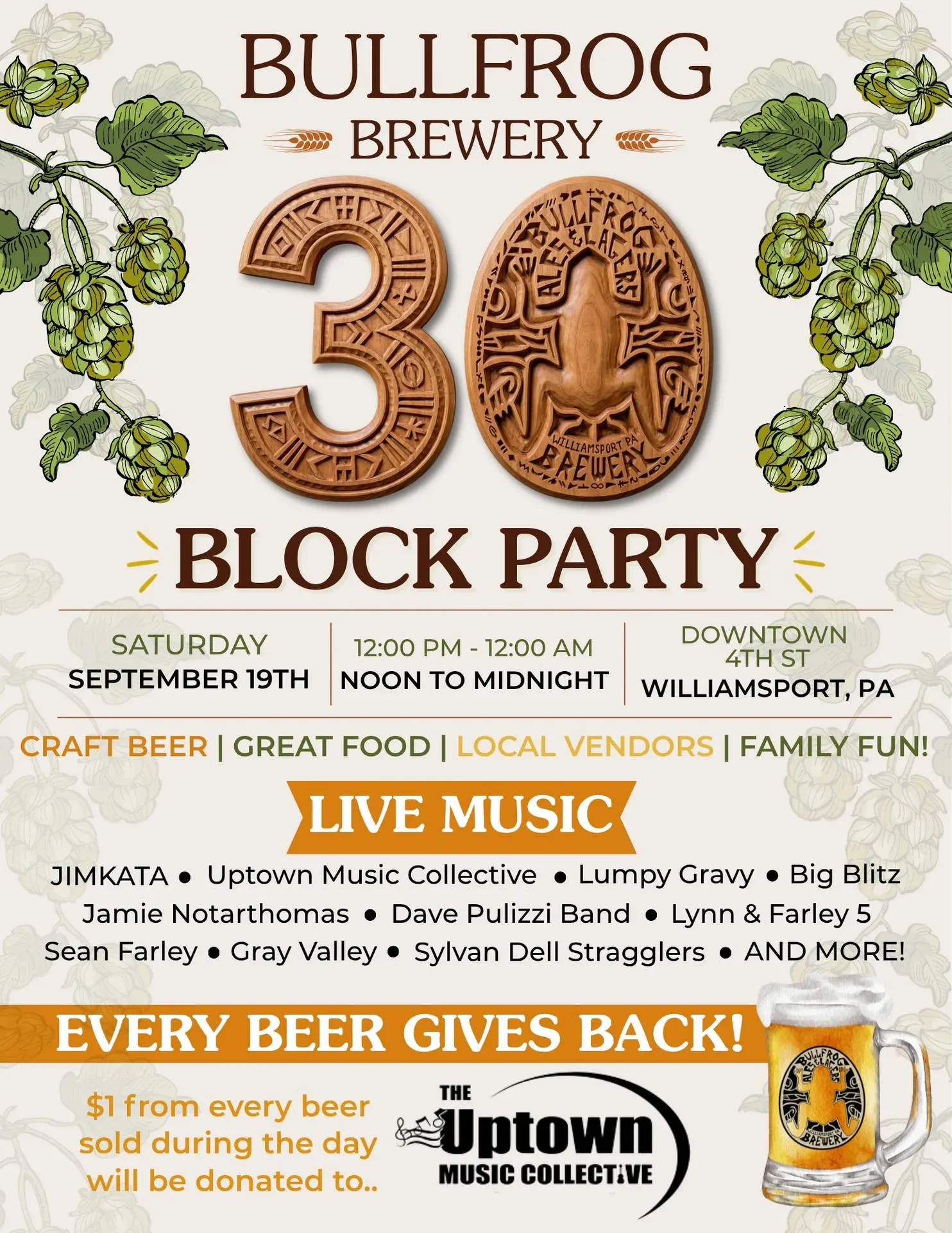 30th Anniversary Block Party event banner