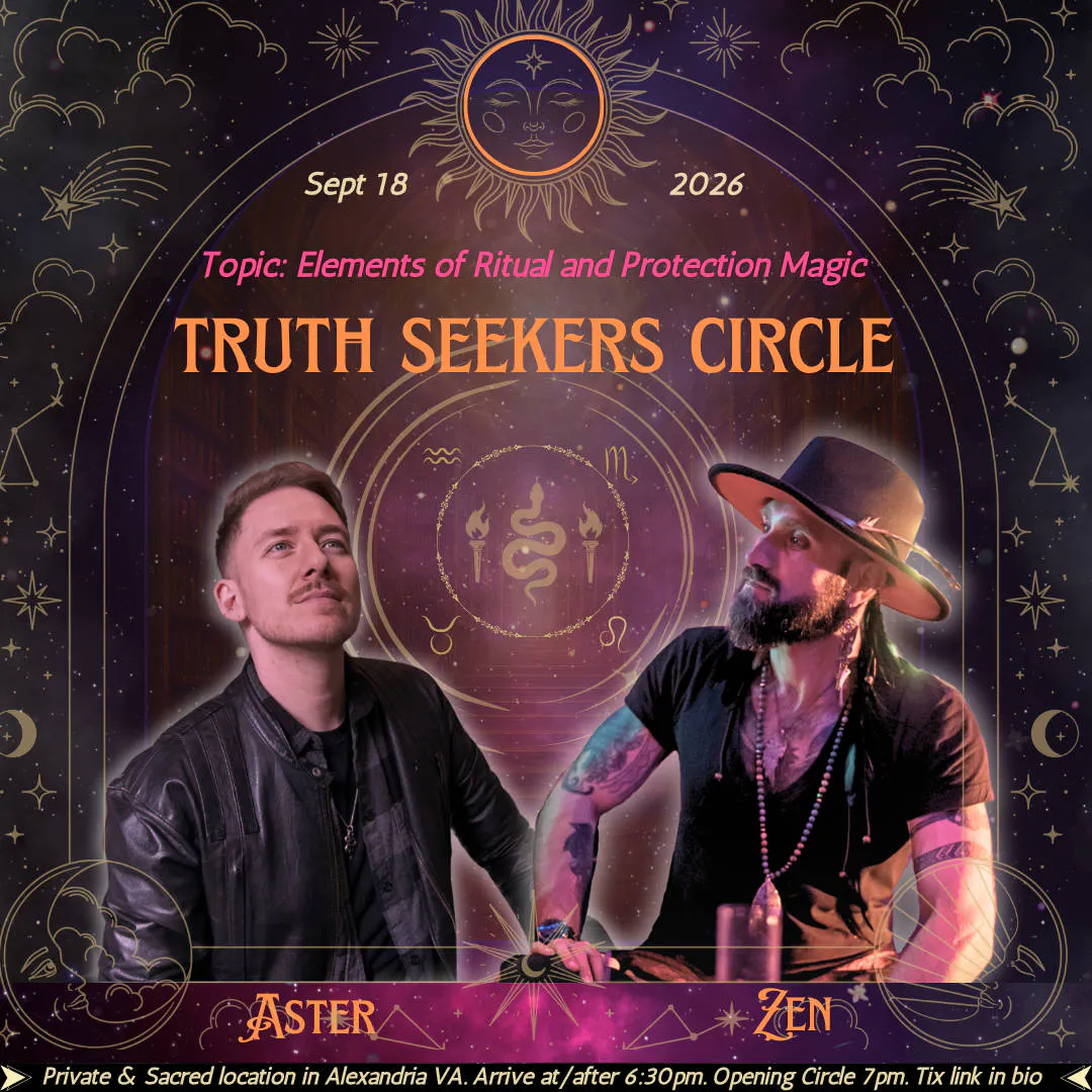 Truth Seeker's Circle: Elements of Ritual and Protection Magic event banner