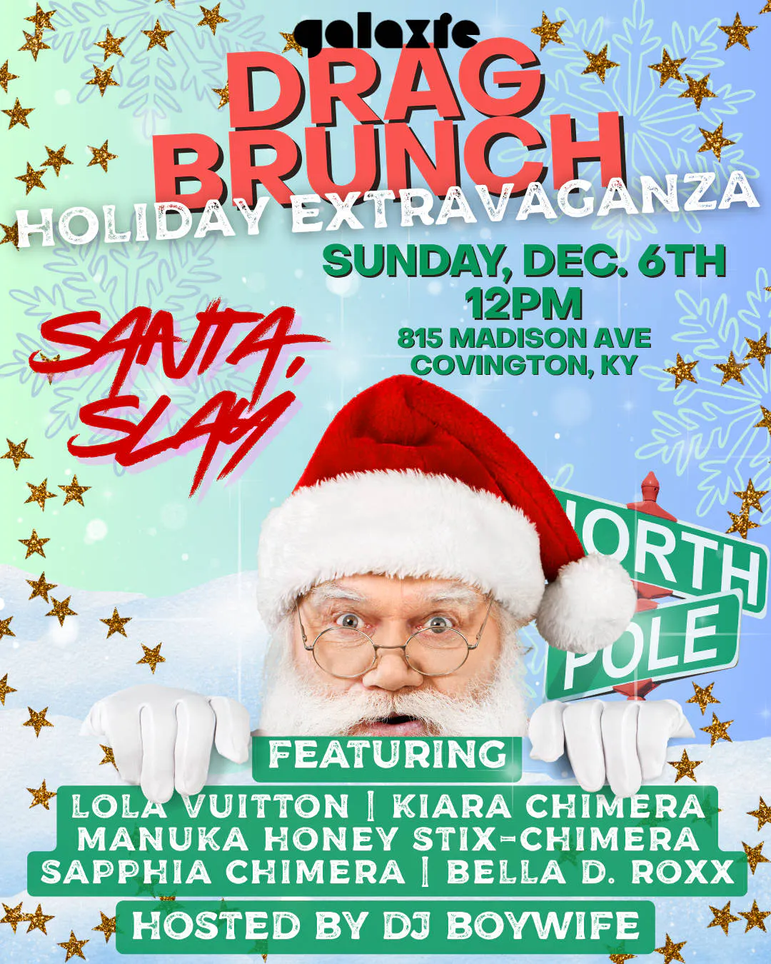 Drag Brunch: Santa, Slay event banner