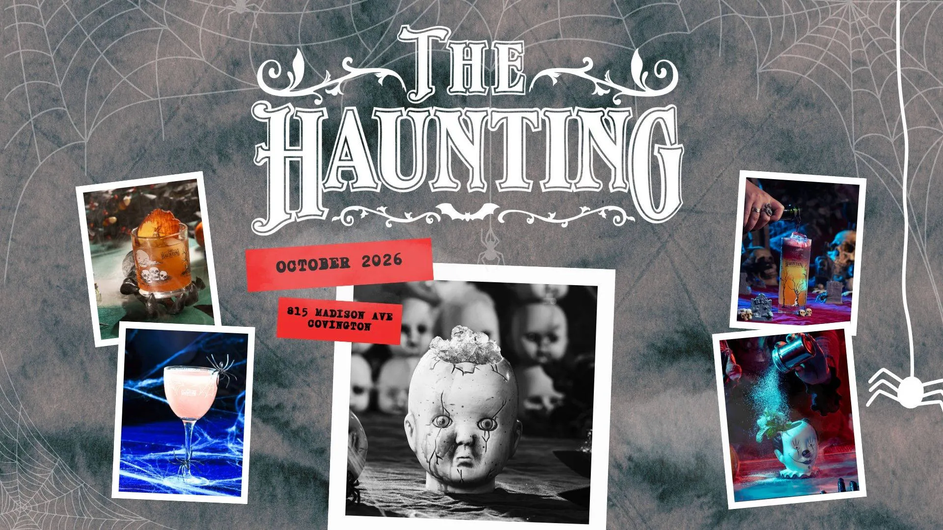 The Haunting on Madison - Immersive Cocktail Pop-Up Experience event banner
