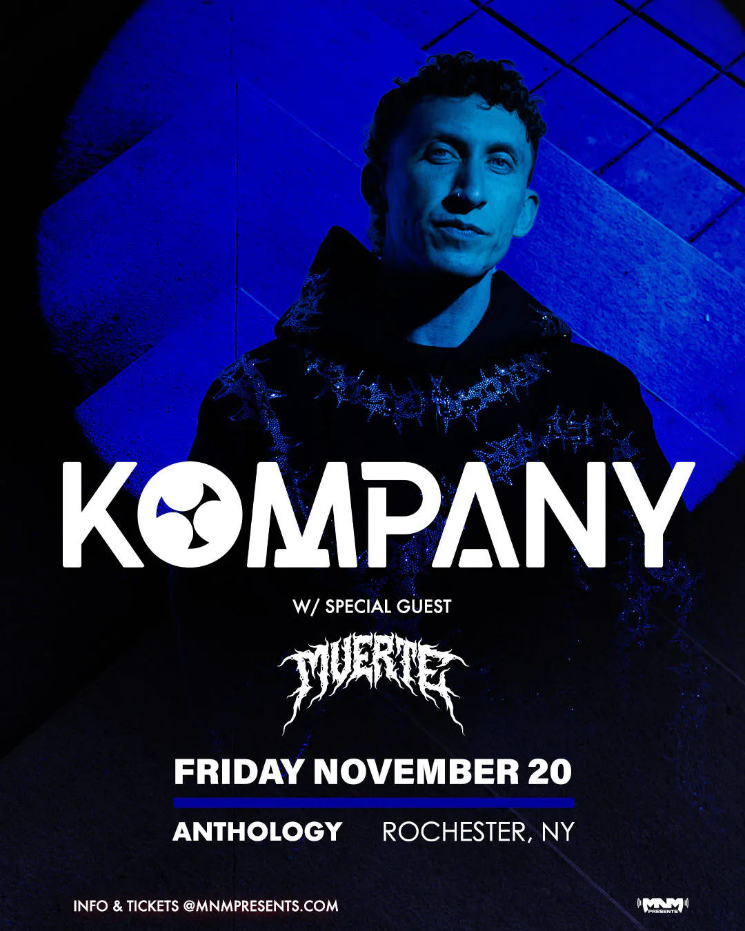 Kompany w/ Muerte event banner