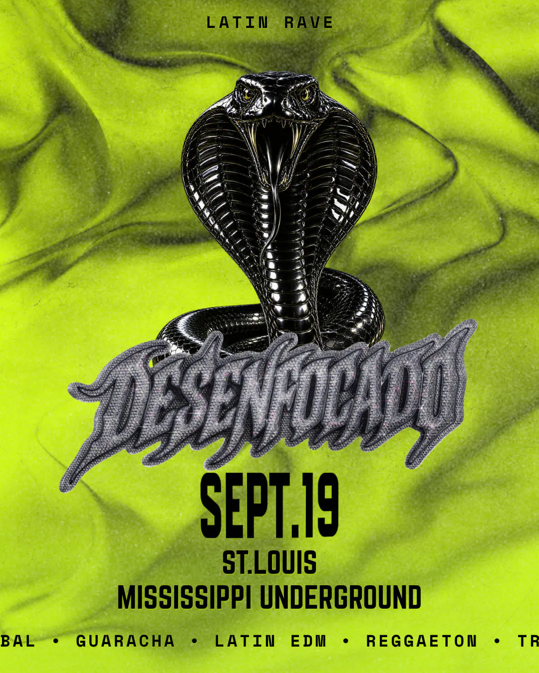 Desenfocado event banner