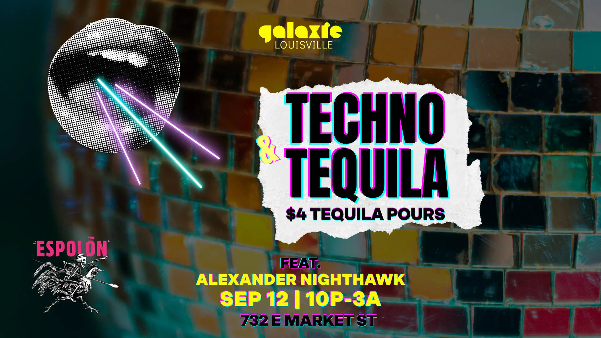 Techno & Tequila event banner