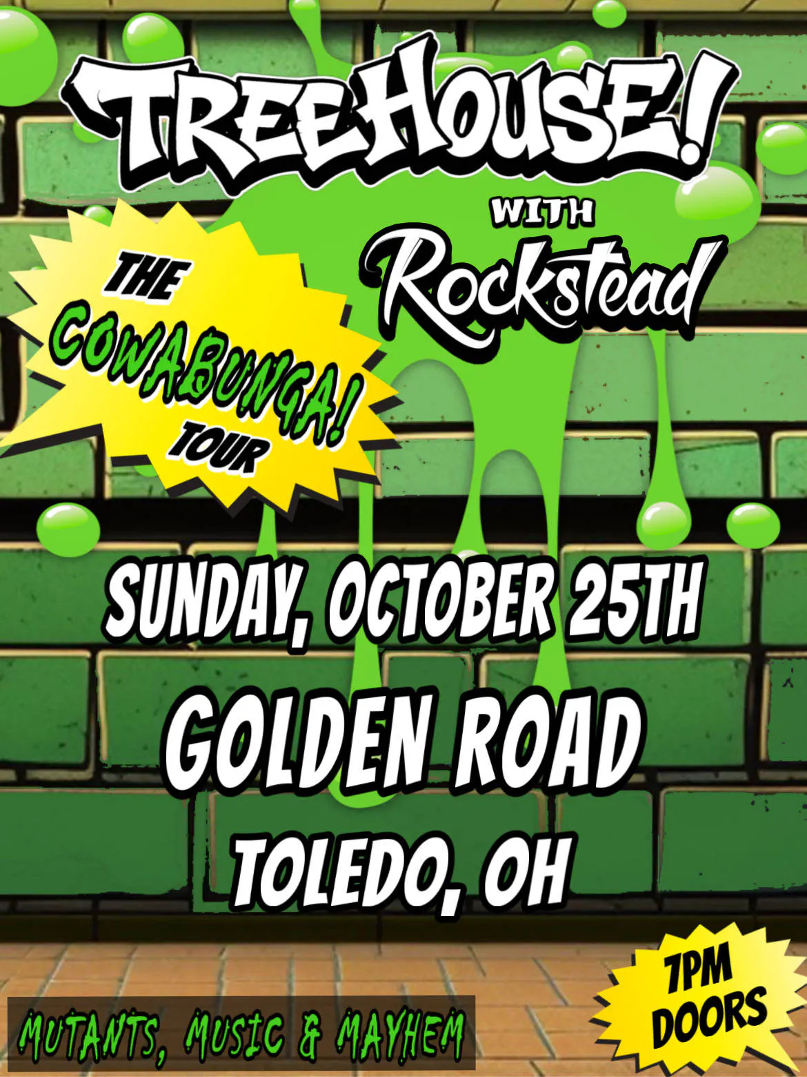 TreeHouse! w/ Rockstead | The Cowabunga! Tour at The Golden Road event banner