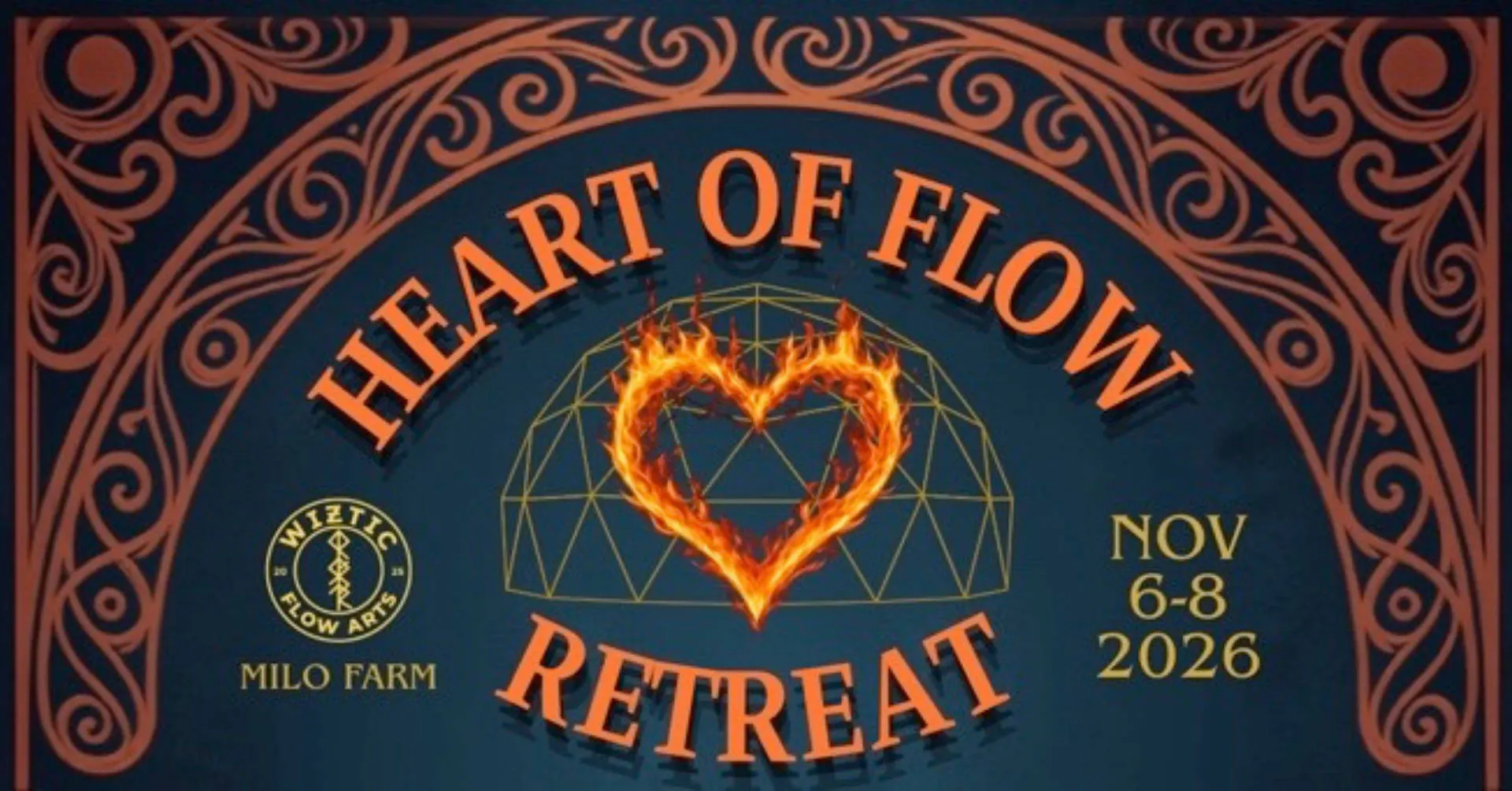 Heart of Flow Retreat event banner