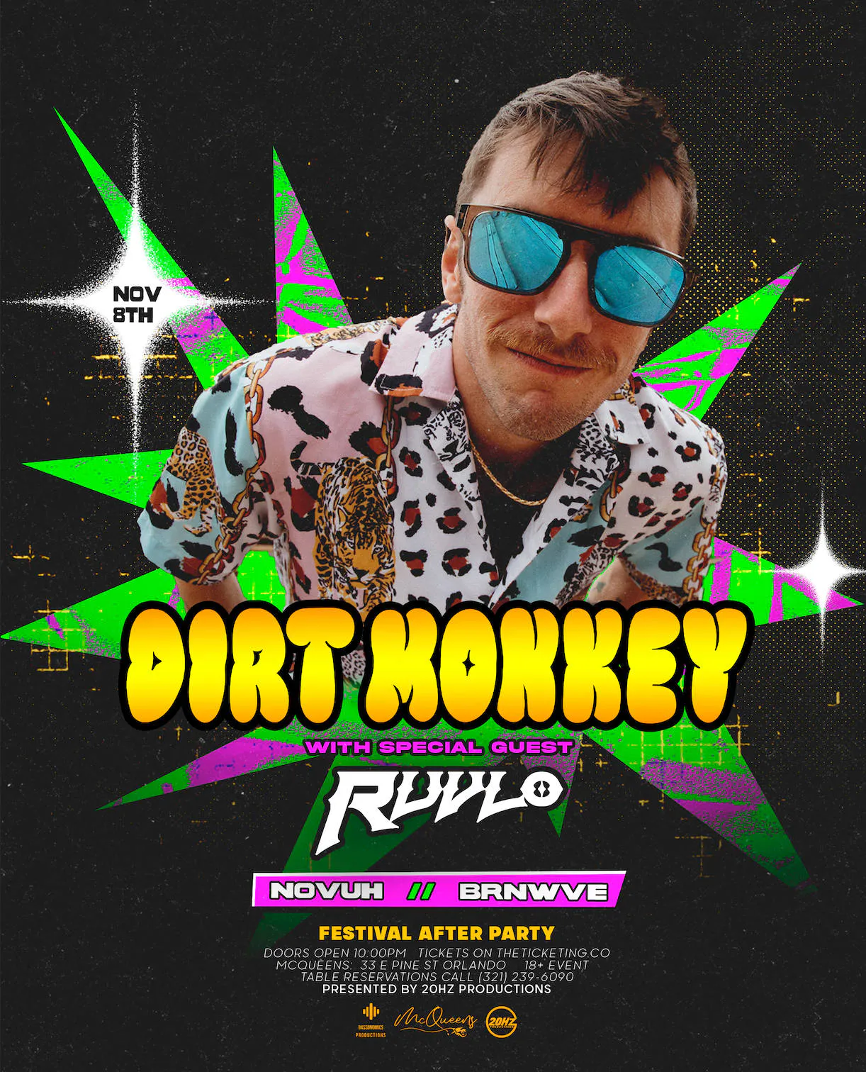 DIRT MONKEY & RUVLO event banner