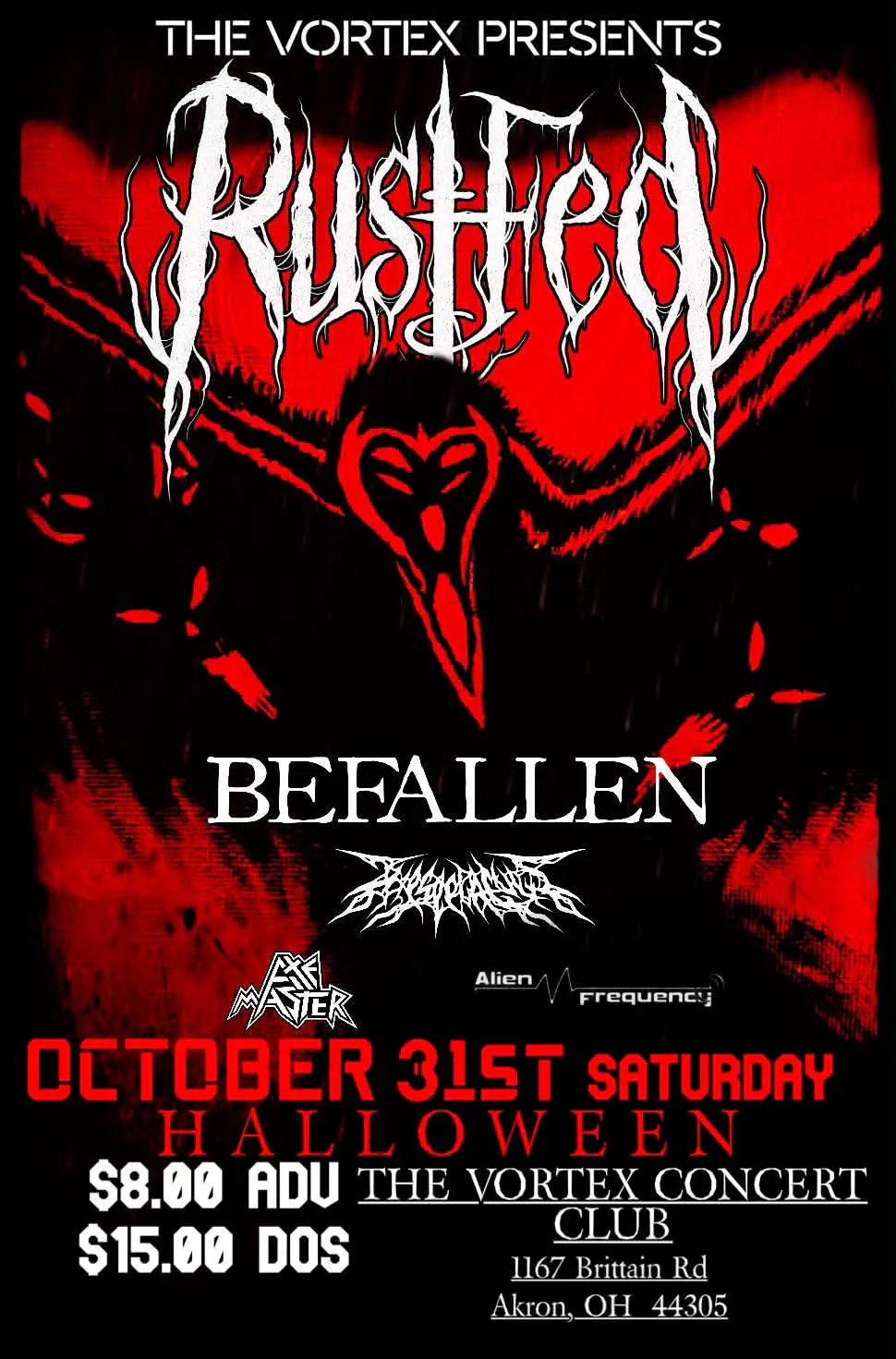 RustFed Halloween Headliner ! event banner