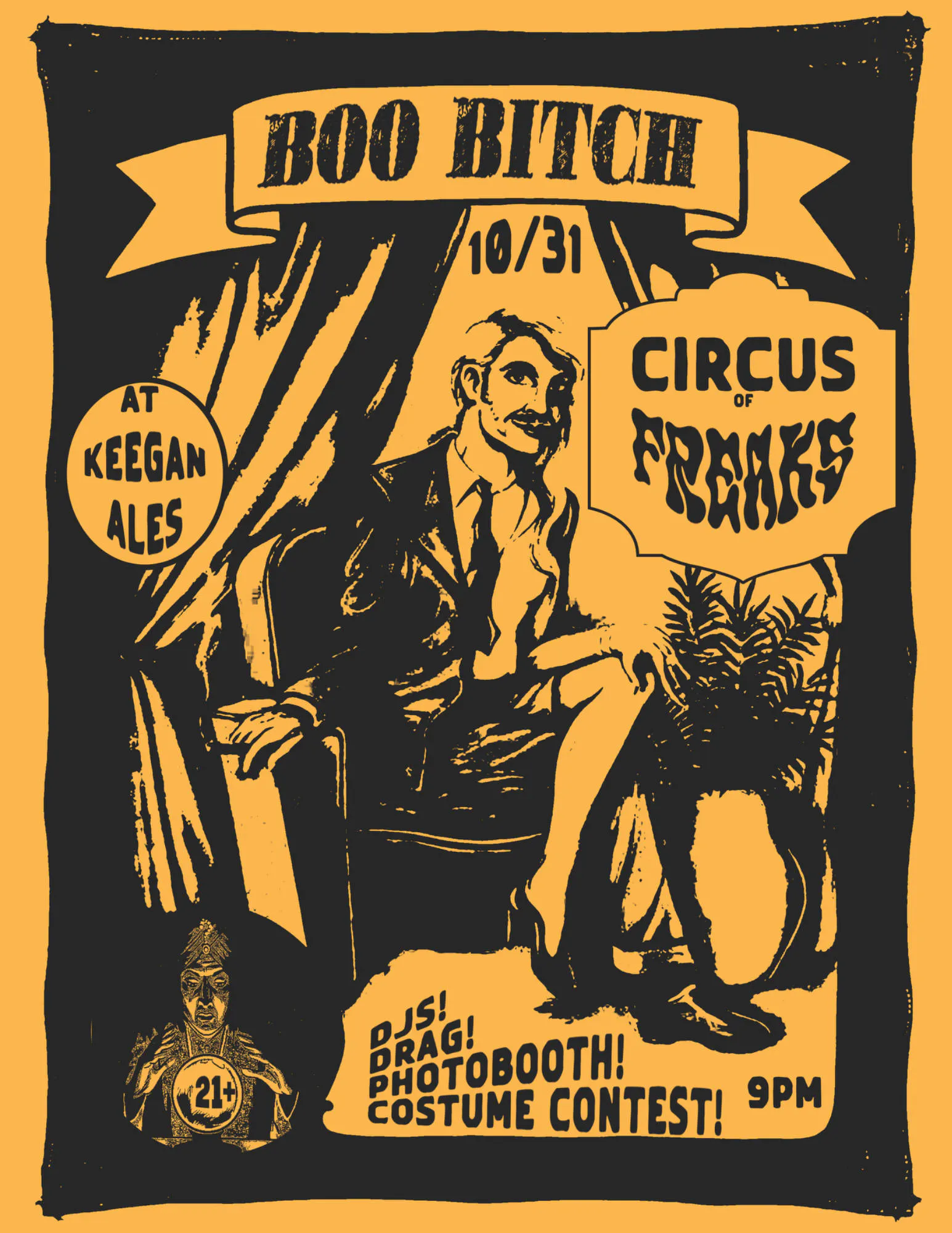 Boo Bitch: Circus of Freaks event banner
