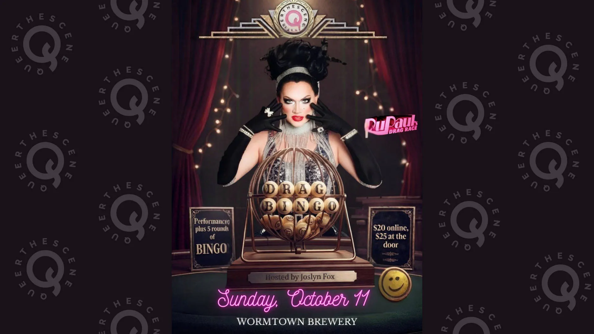 Drag Bingo with Joslyn Fox event banner