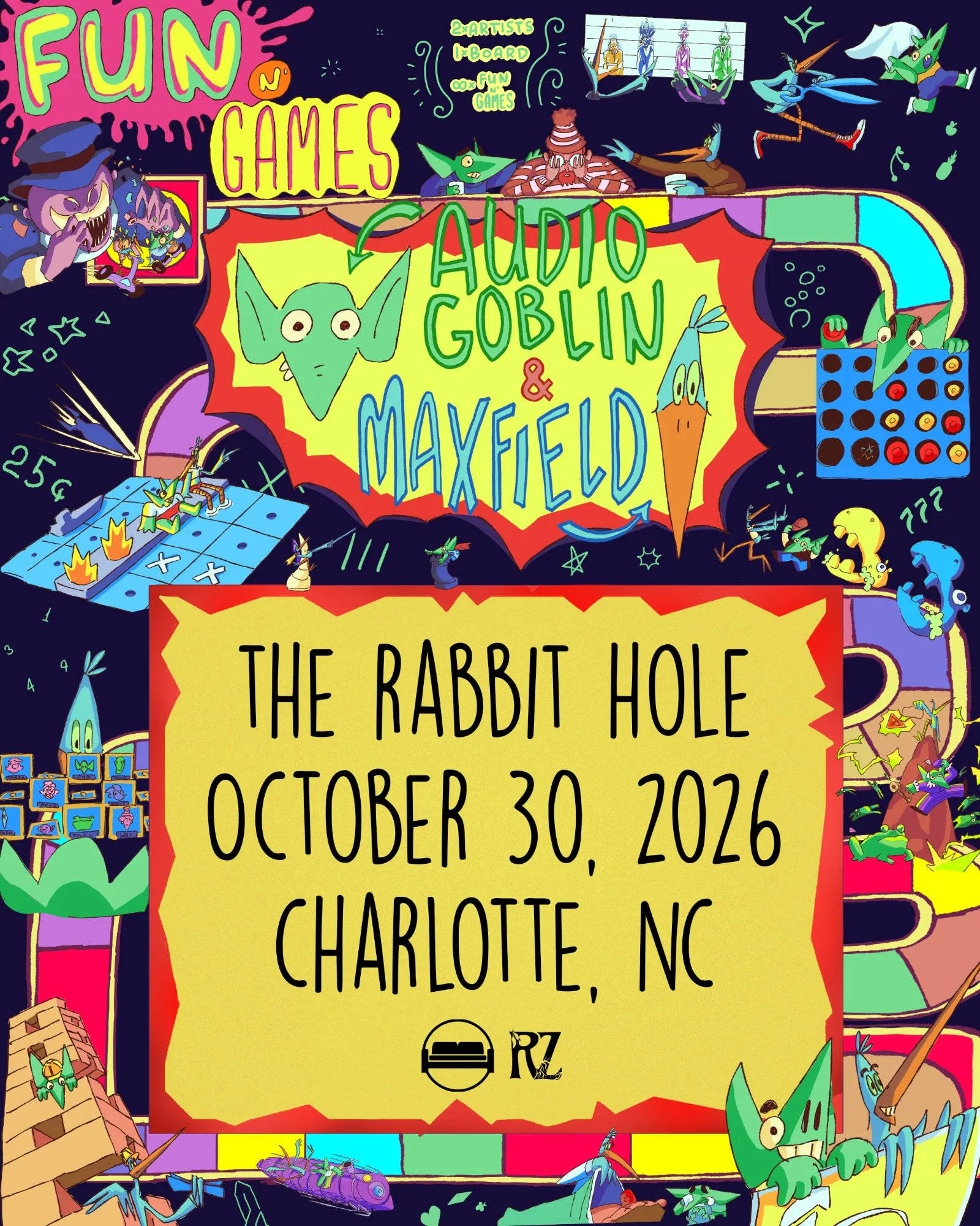 Audio Goblin x Maxfield event banner
