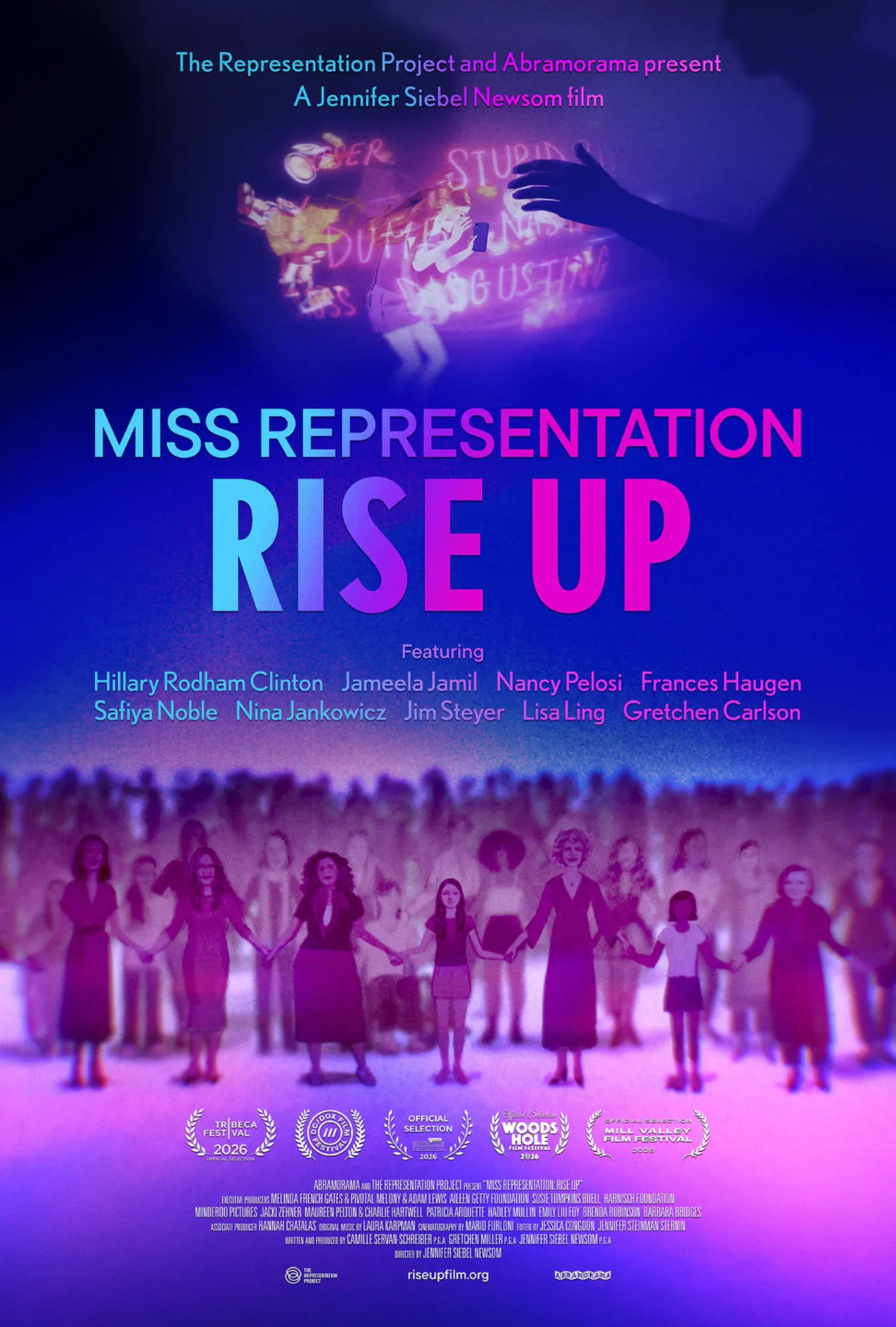 Miss Representation:  Rise Up event banner