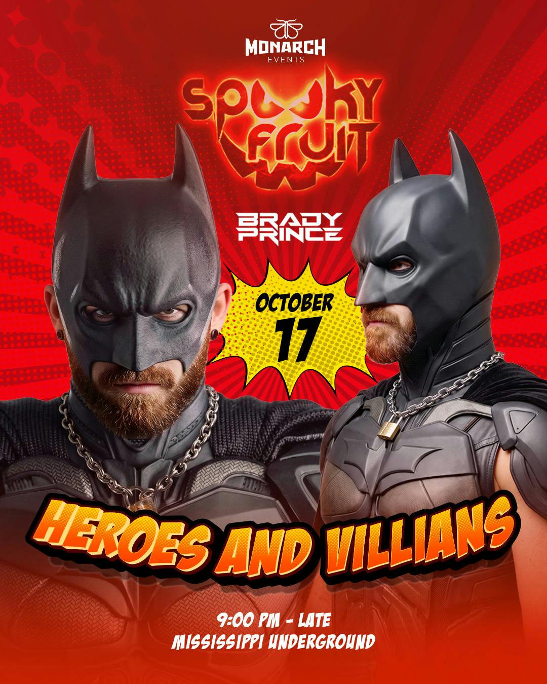 Spooky Fruit: Heroes & Villians