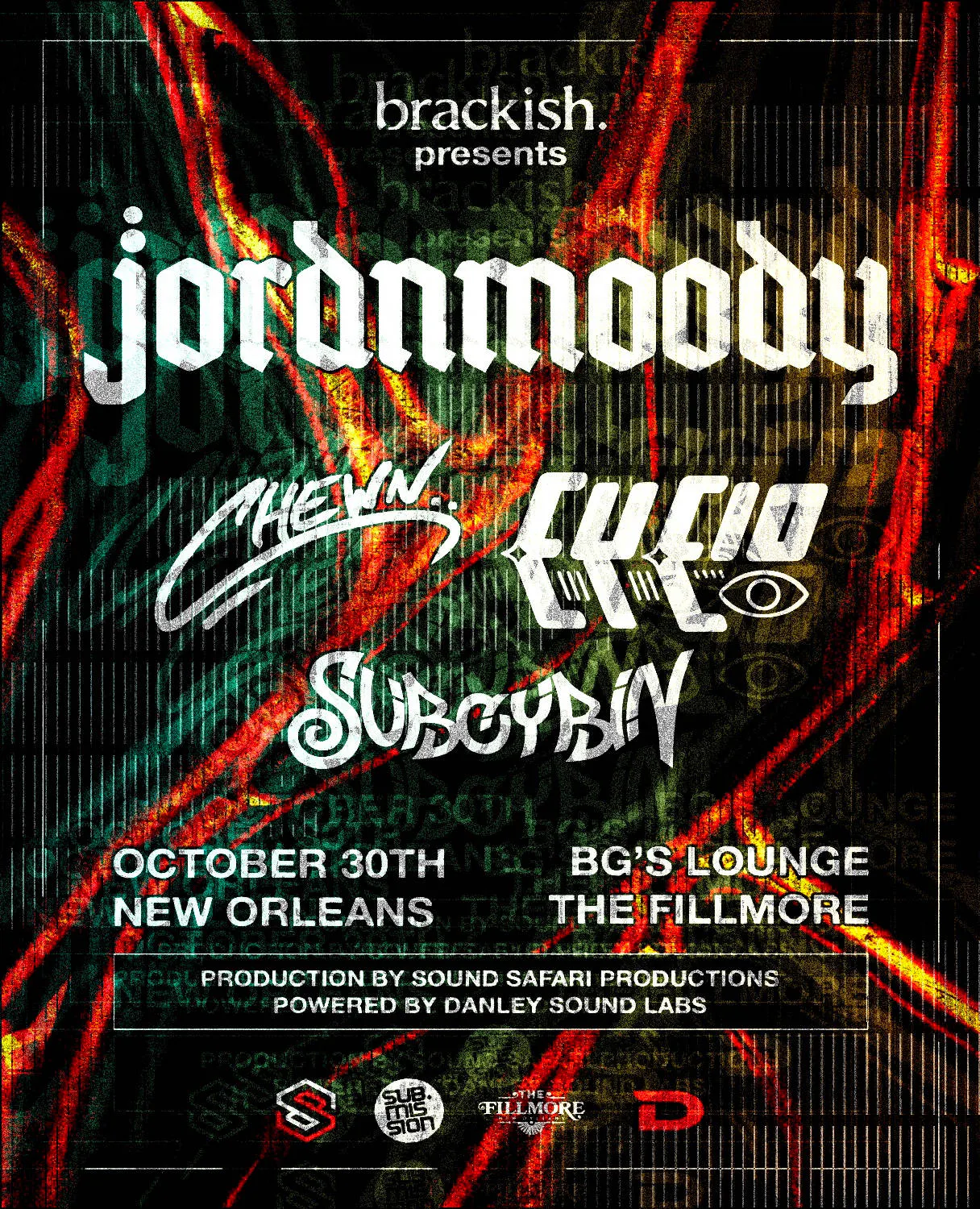brackish. presents: The Afters w/ Jordnmoody event banner