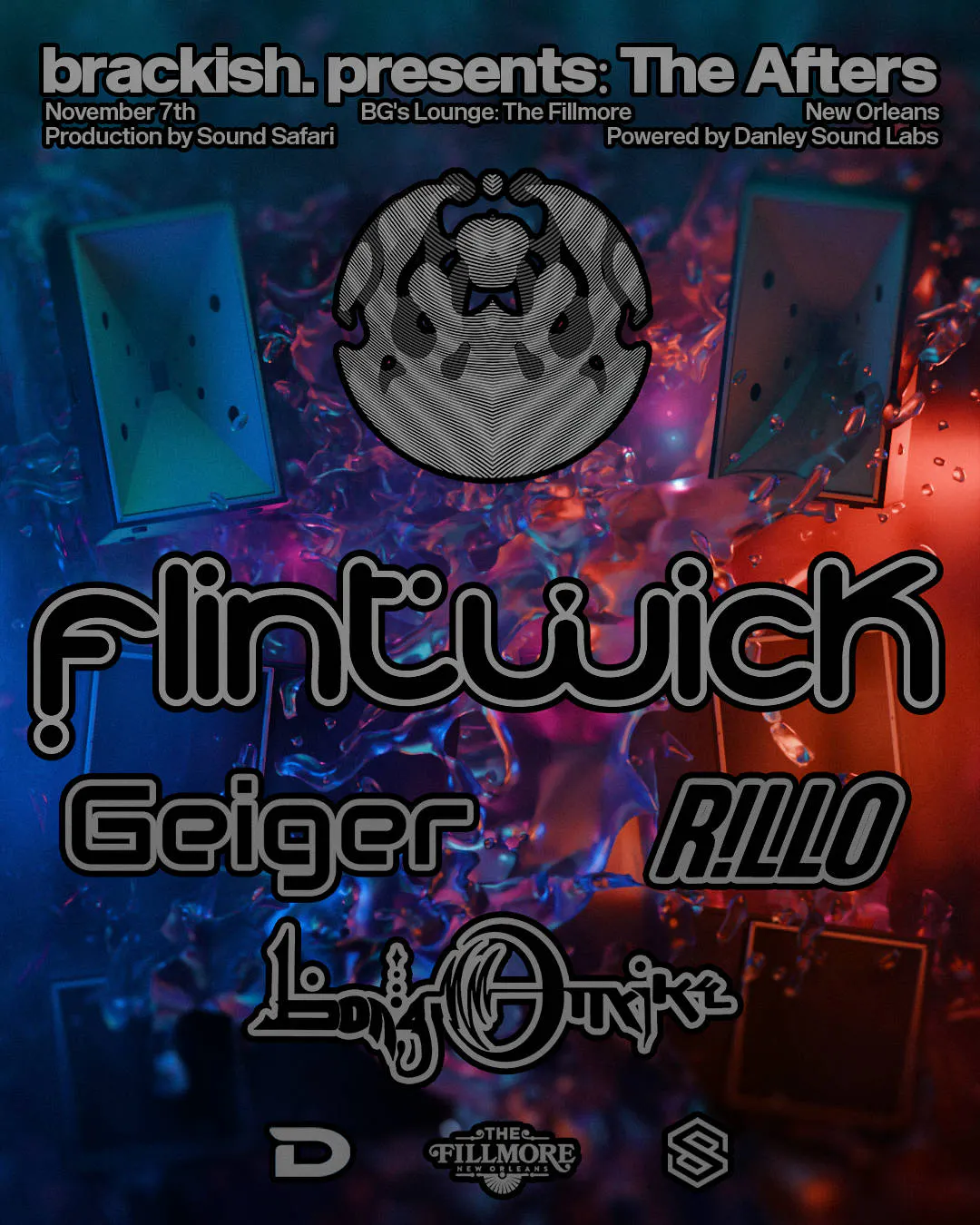 brackish. presents: The Afters w/ Flintwick event banner