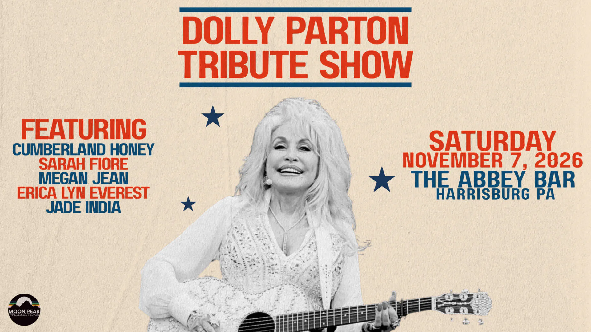DOLLY NIGHT AT THE ABBEY BAR | HARRISBURG PA event banner