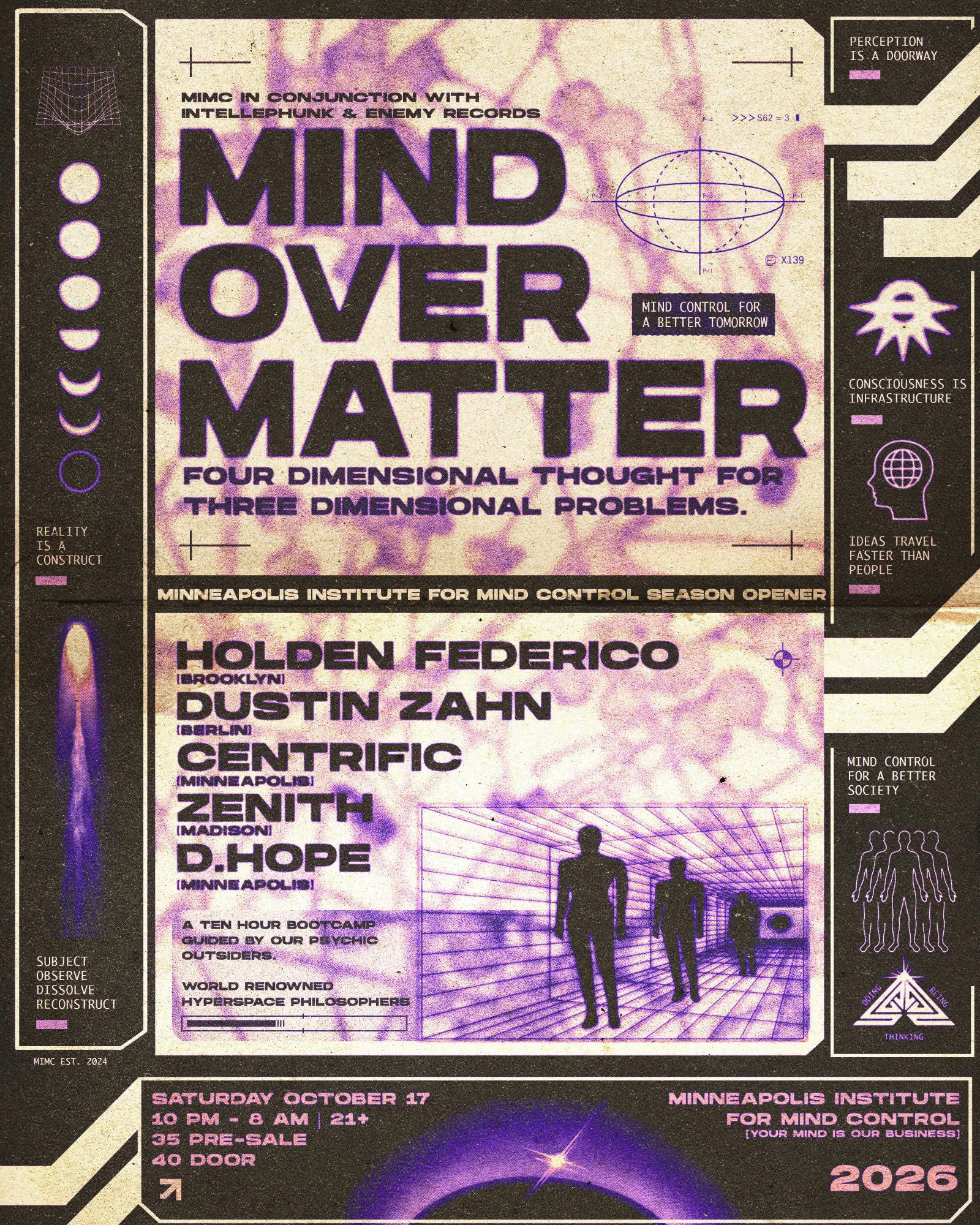Mind Over Matter event banner